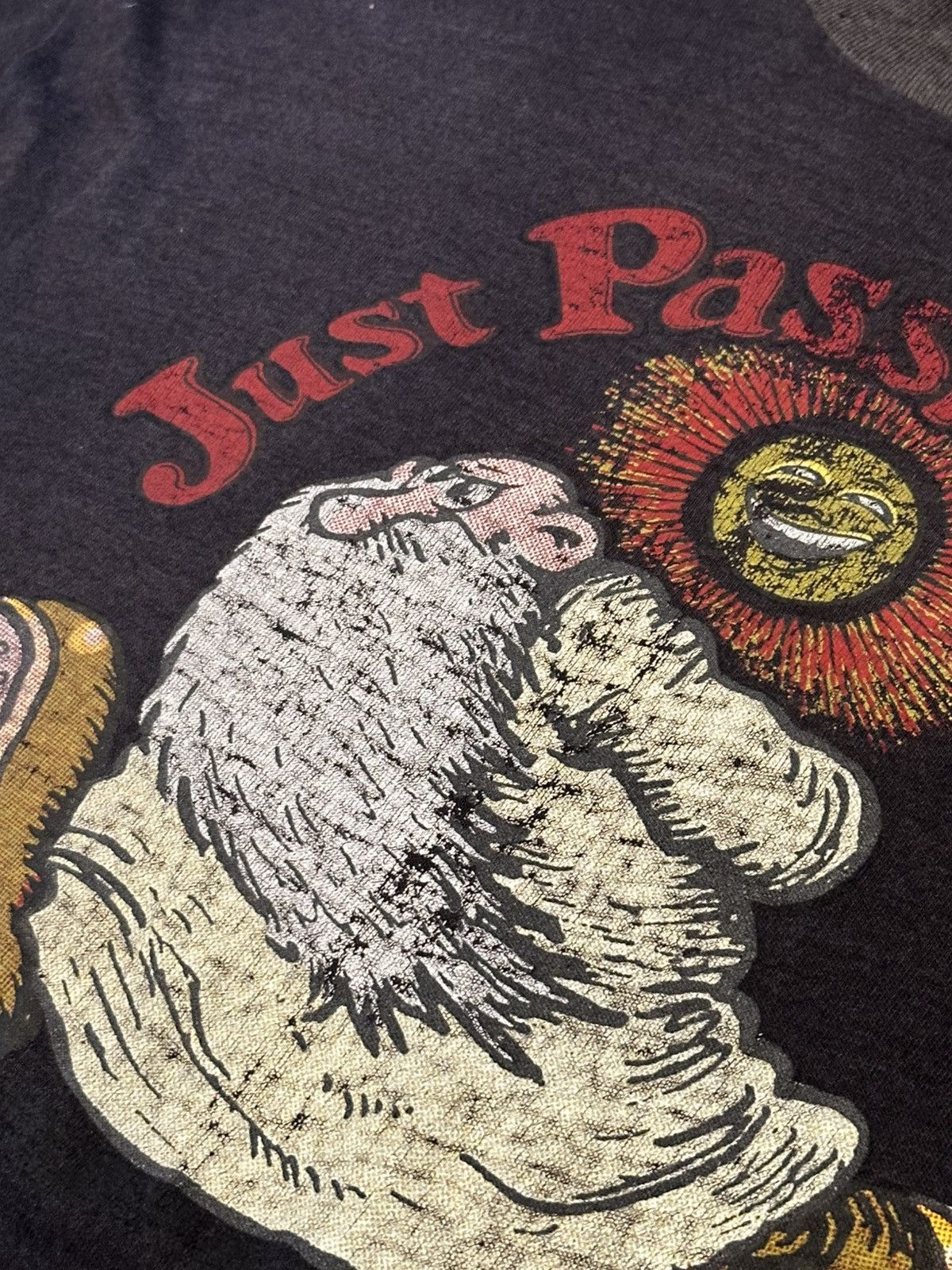 Vintage RARE VINTAGE ROBERT CRUMB “JUST PASSIN THRU” 70’s MR NATURAL Size US M / EU 48-50 / 2 - 6 Thumbnail
