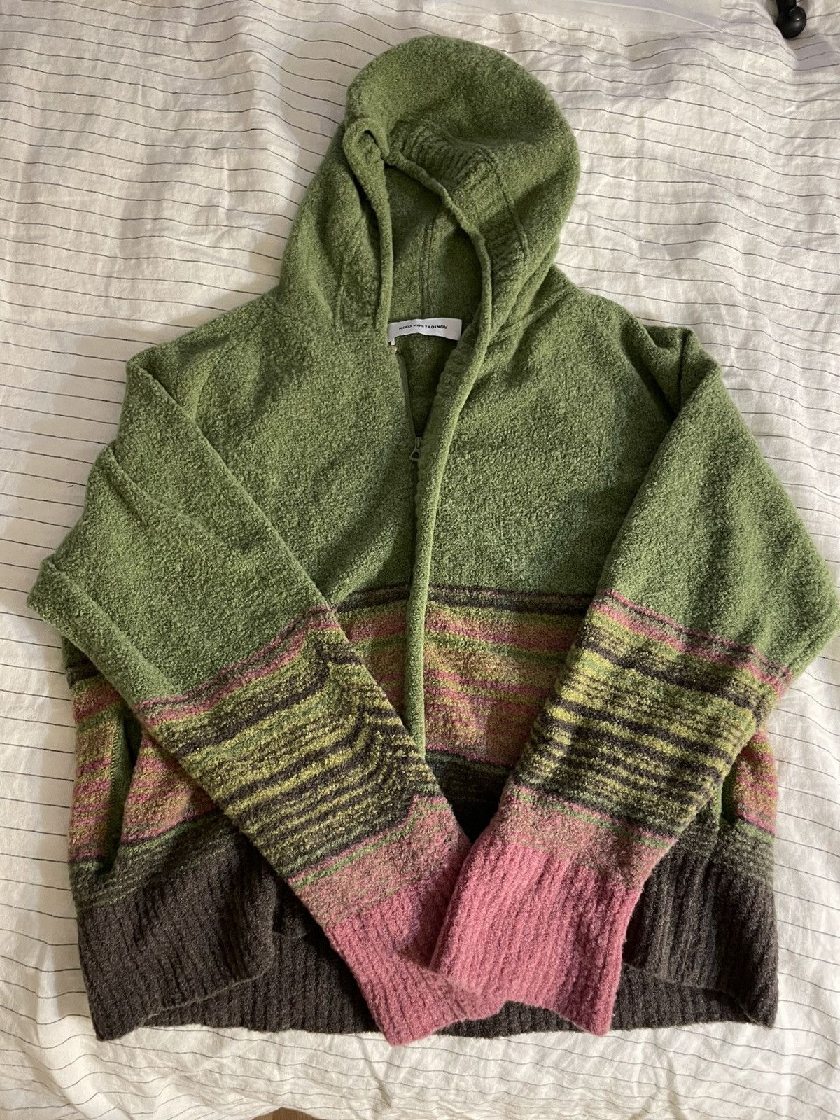 Kiko Kostadinov Green Ketra Hoodie from Kiko Kostadinov Xolo