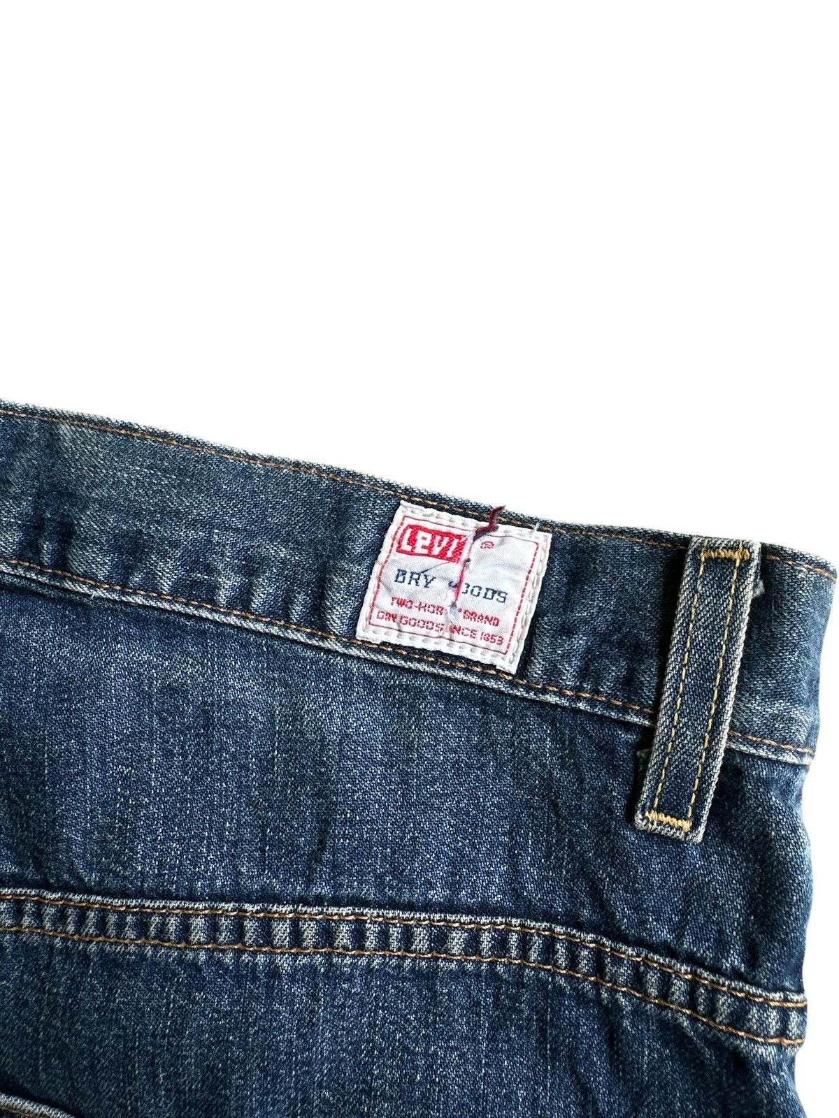 Japanese Brand Levis Baggy Short Denim Big Size 🎌💥 Size US 30 / EU 46 - 5 Thumbnail