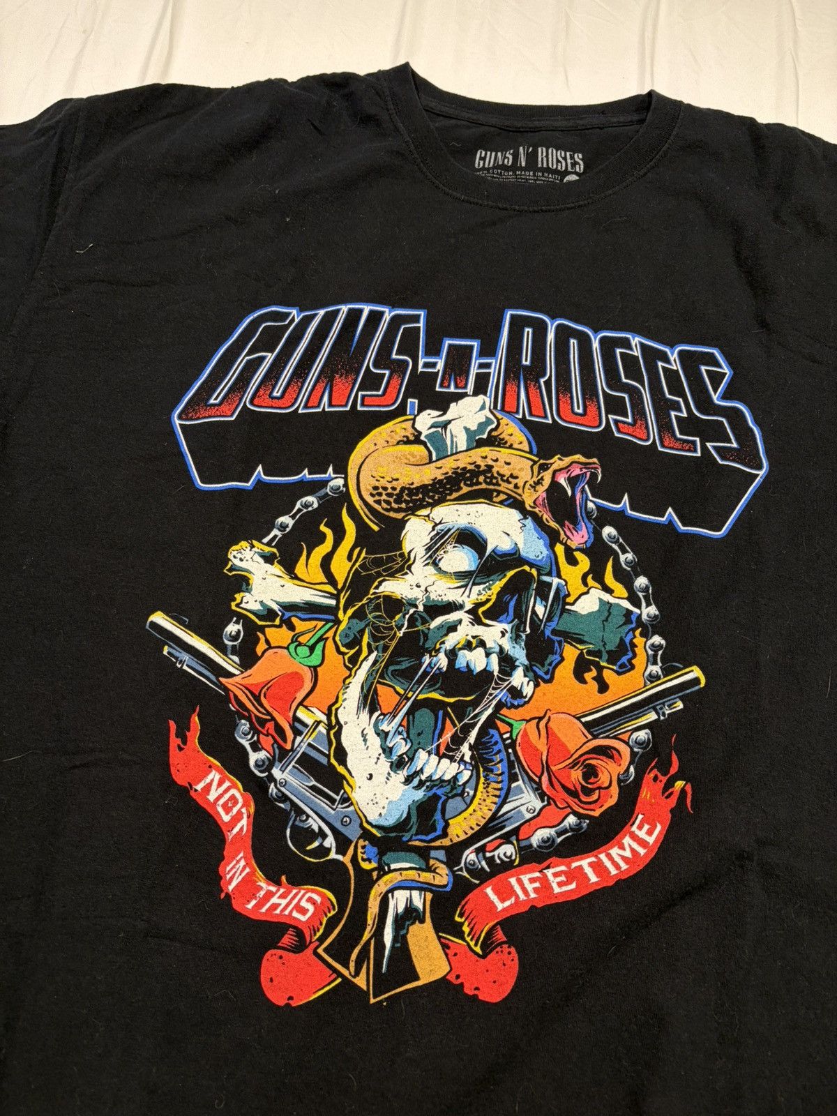 Vintage Guns And Roses Shirt 3XL Size US XXL / EU 58 / 5 - 1 Thumbnail