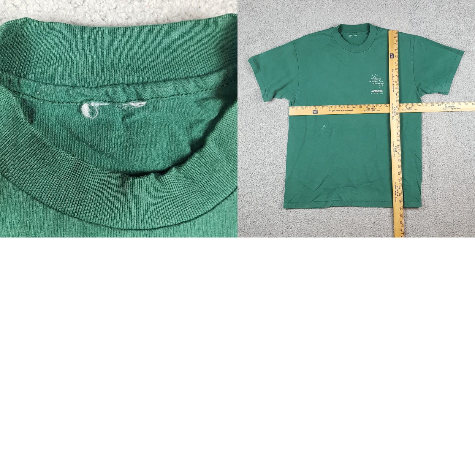 Etro Vintage Blizzard Of The Century 90s Snow Grunge T-Shirt Men's Size Medium Retro Winter Green Cotton Logo Embroidered 11 Size US M / EU 48-50 / 2 - 8 Thumbnail