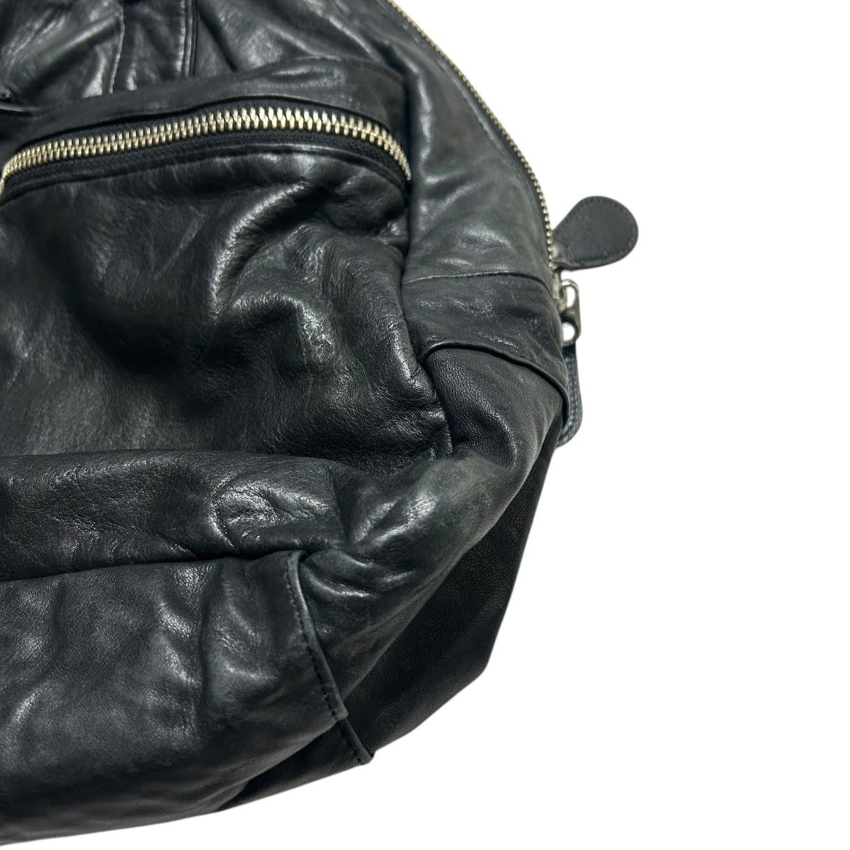 Designer × Vintage × Yohji Yamamoto Vintage Yohji Yamamoto black multi zip leather bag Size ONE SIZE - 17 Thumbnail