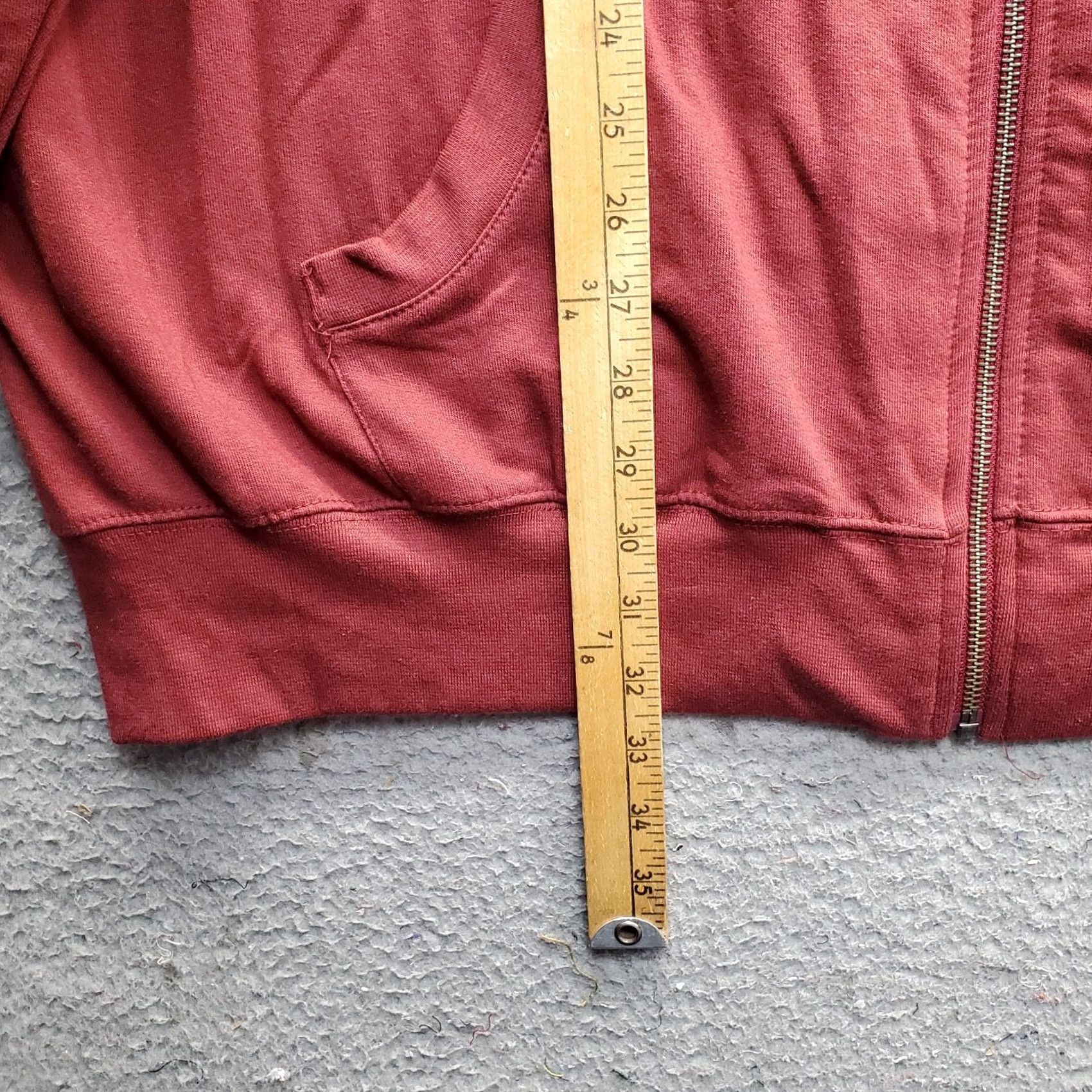 Vintage KINGSIZE 2 Piece Track Suit Mens Big 2XL Dark Red Aztec Oversized Full Zip Hoodie Track Pants Mens Size 2XL Red Aztec Tracksuit Adult Mens Nike Size 48R - 4 Thumbnail