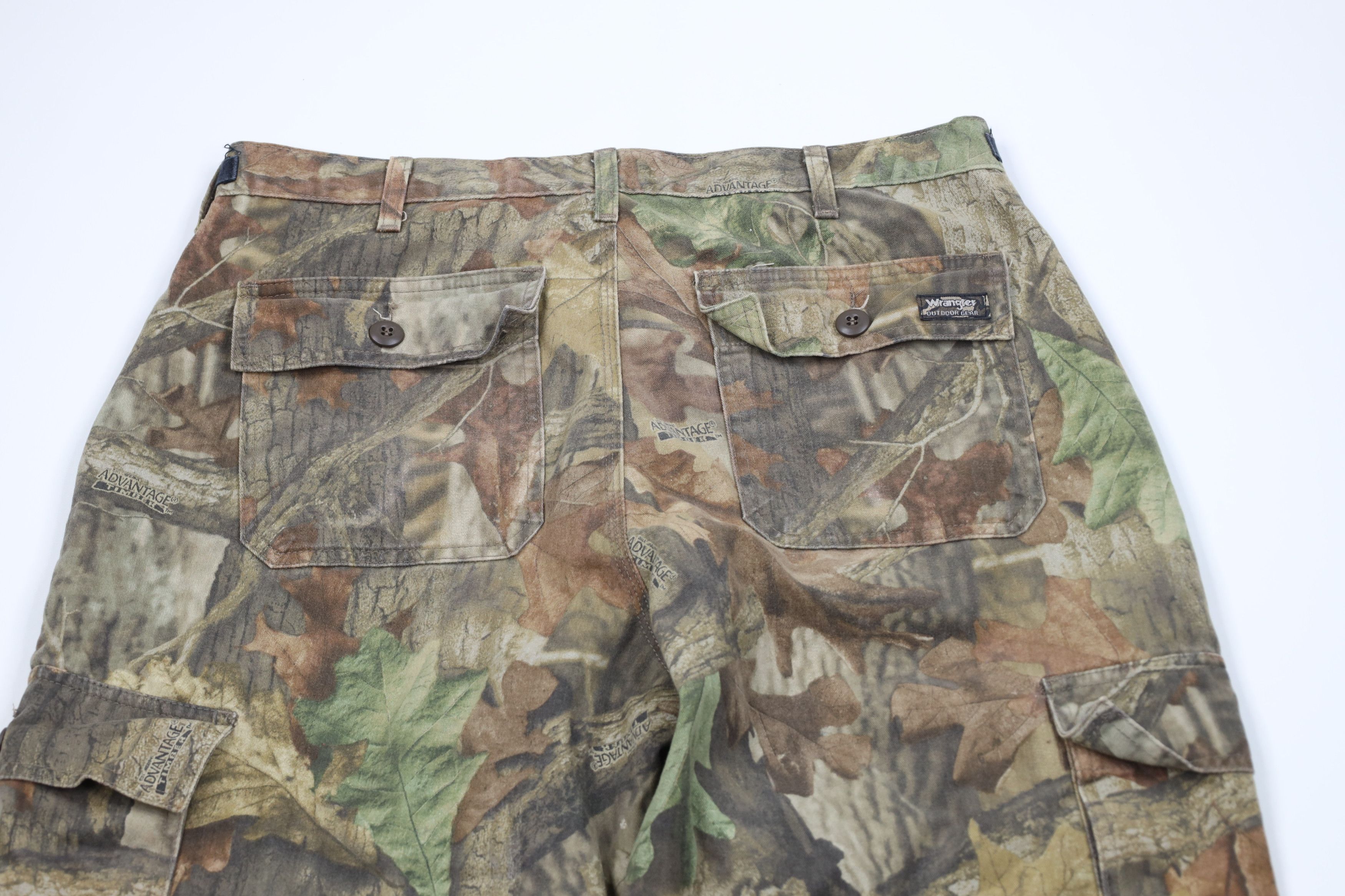 Wrangler Vintage 90s Wrangler Advantage Camouflage Wide Leg Pants Size US 34 / EU 50 - 10 Thumbnail