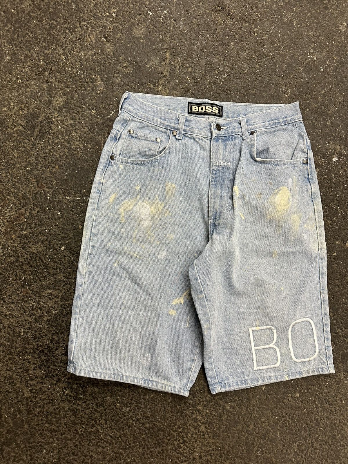 Hugo Boss × Vintage Y2K boss baggy jorts Size US 28 / EU 44 - 7 Thumbnail