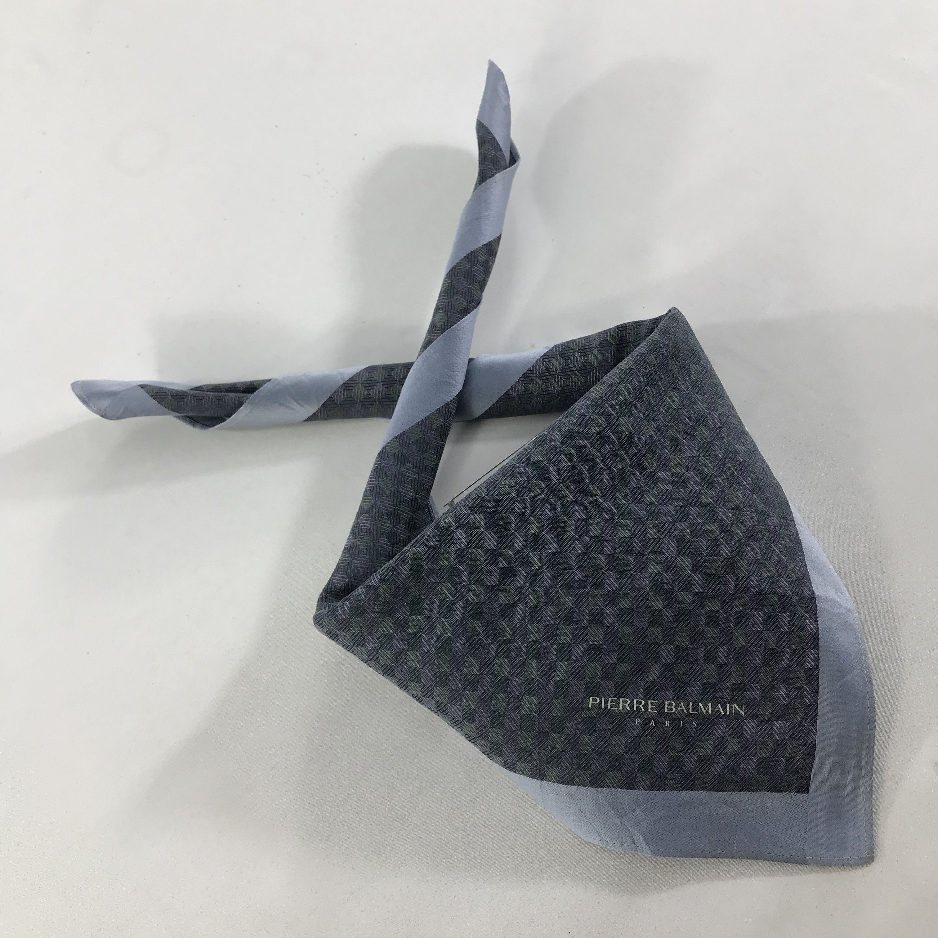 Pierre Balmain × Vintage Pierre Balmain Bandana / Handkerchief / Neckerchief - S1334 Size ONE SIZE - 4 Thumbnail