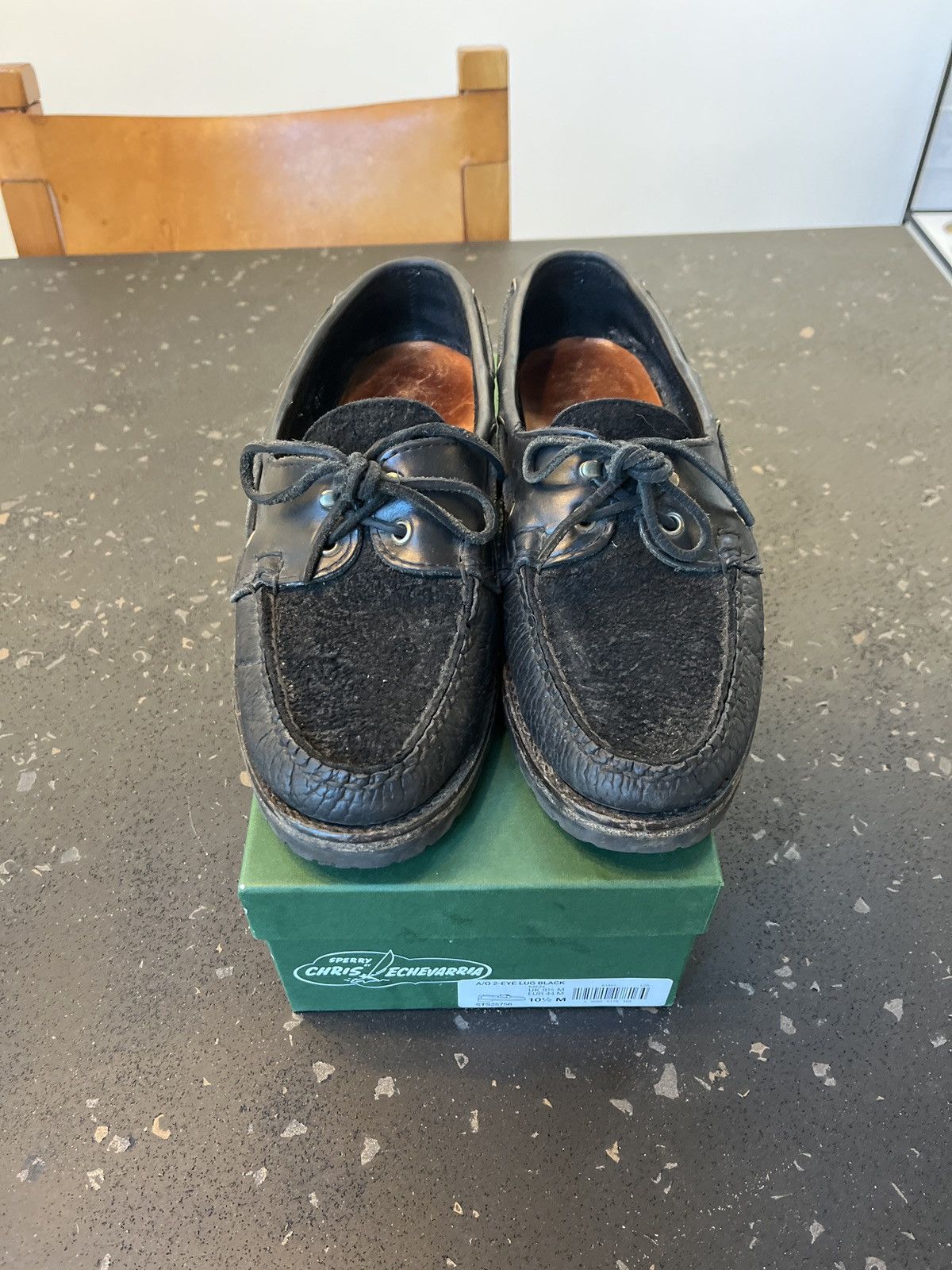 Blackstock & Weber Sperry x Chris Echevarria 2-Eye Lug Boat Shoes Size US 10.5 / EU 43-44 - 1 Thumbnail