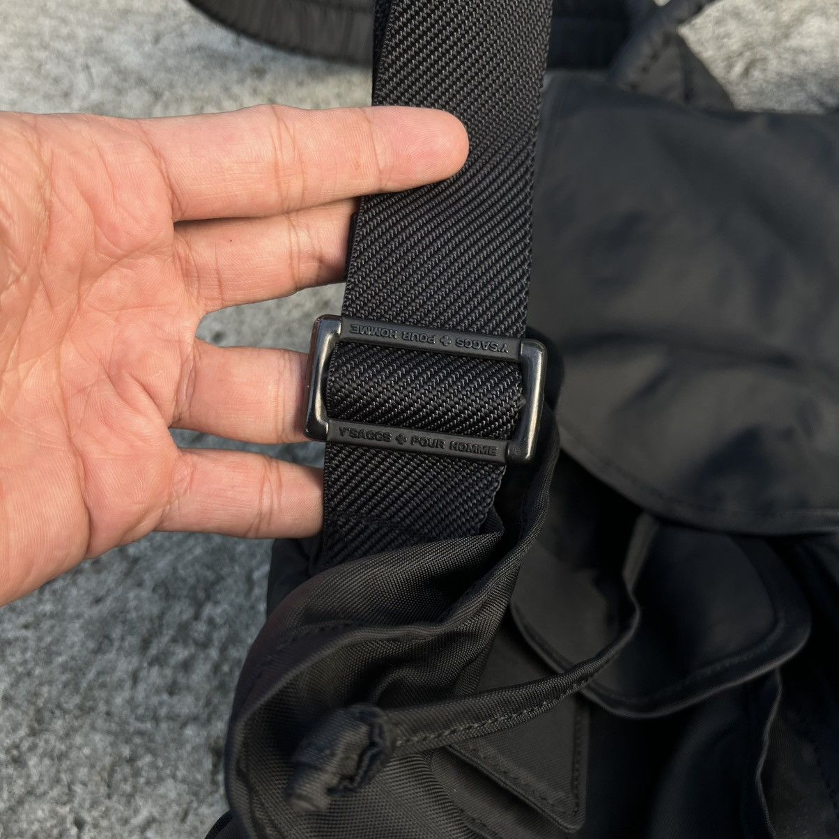 Yohji Yamamoto Yohji Yamamoto Y’Saccs + POUR HOMME Nylon Nylon Backpack Size ONE SIZE - 4 Thumbnail