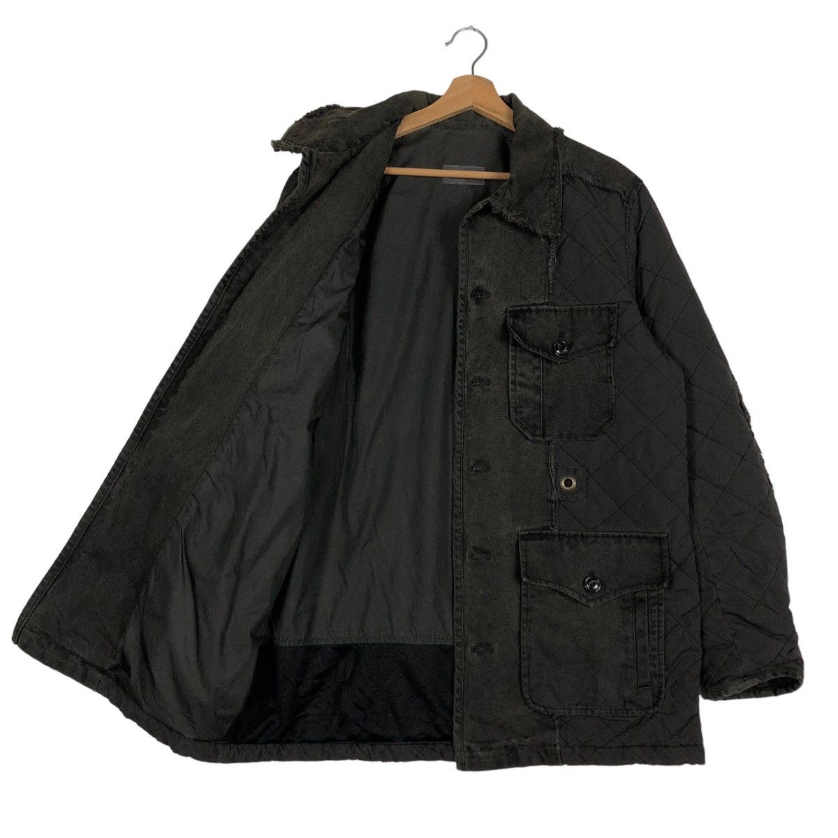 Japanese Brand × Seditionaries 🔥Distressed Patch Work Chore Jacket Closed Issey Miyake Size US L / EU 52-54 / 3 - 9 Thumbnail