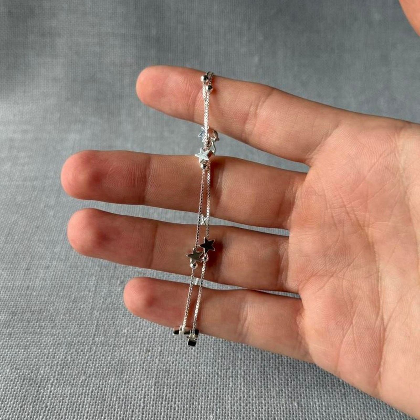 Other Cute silver y2k charm bracelet MENS2 Size ONE SIZE - 2 Thumbnail