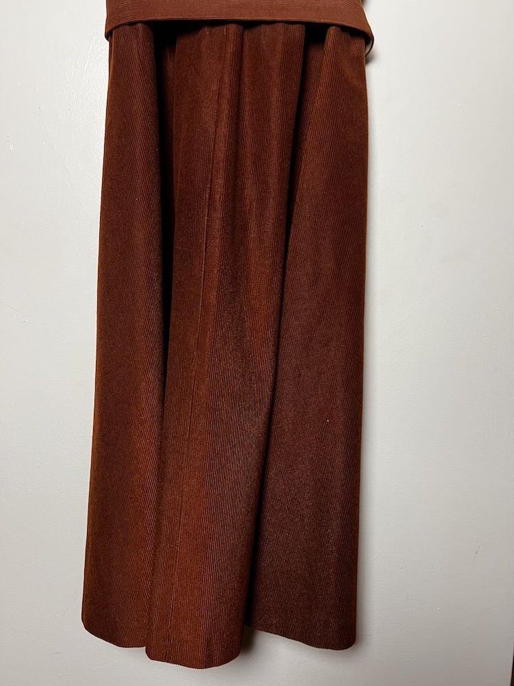 Nordstrom Vintage 1970's 2pcs. Brown Nordstom Town Square Dress w Belt Size S / US 4 / IT 40 - 6 Thumbnail