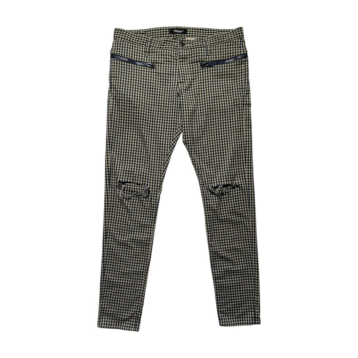 Undercover Zippered plaid pant Size US 32 / EU 48 - 1 Thumbnail