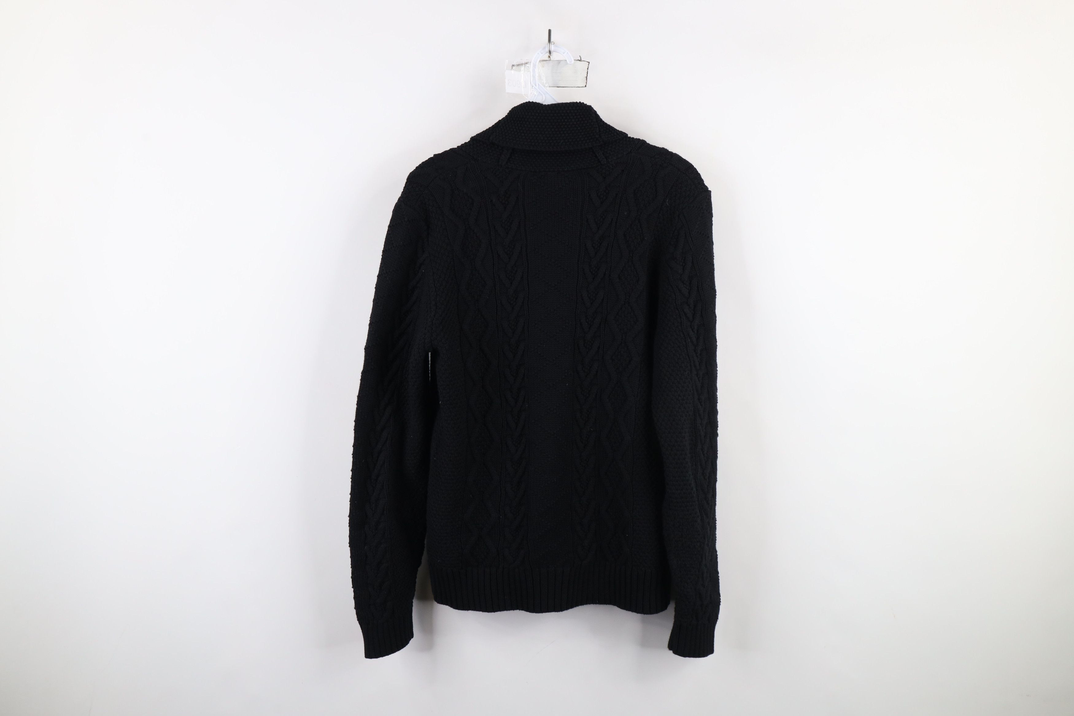 Ralph Lauren × Vintage Vintage 90s Ralph Lauren Knit Clasp Hook Button Sweater Size L / US 10 / IT 46 - 8 Thumbnail