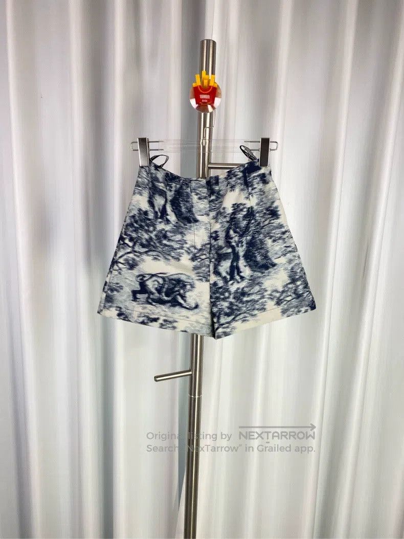 Dior Dior Ink animal print shorts Size 42" / US 20 - 1 Thumbnail