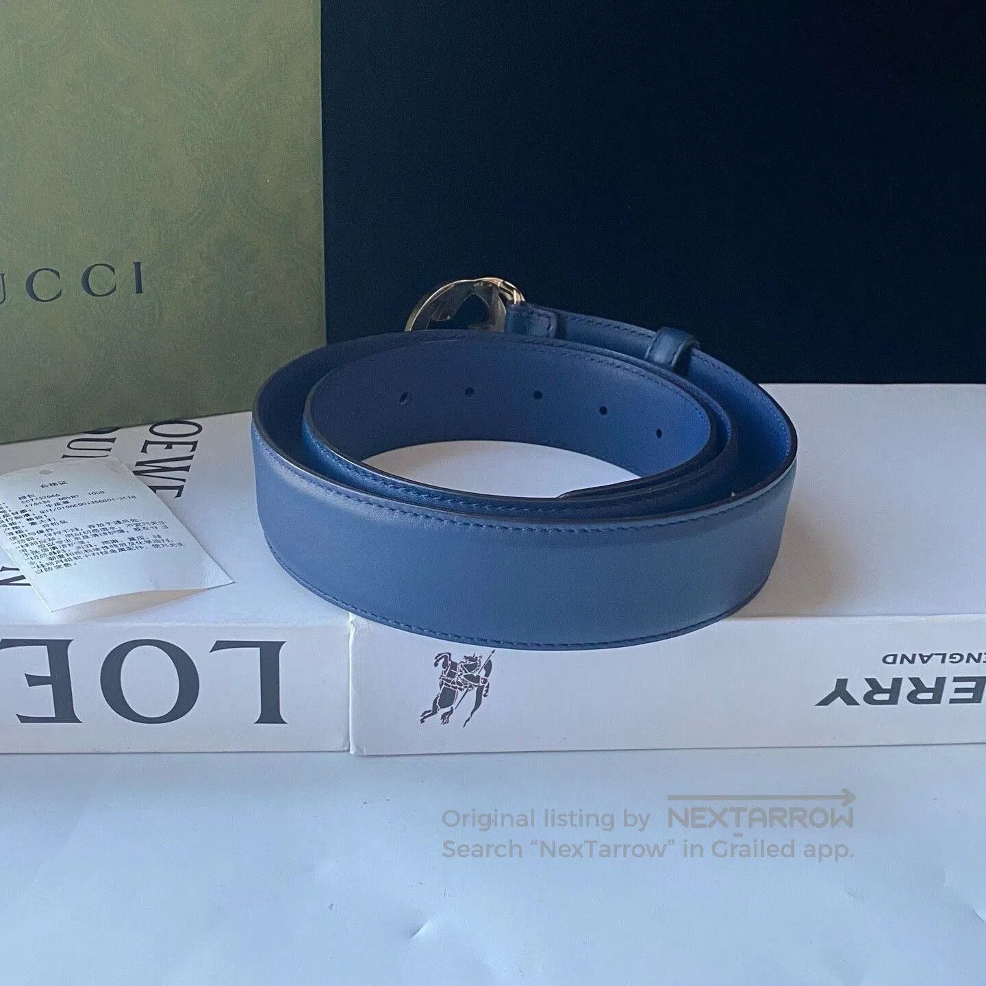 Gucci Gucci Leather Belt. Size ONE SIZE - 2 Thumbnail