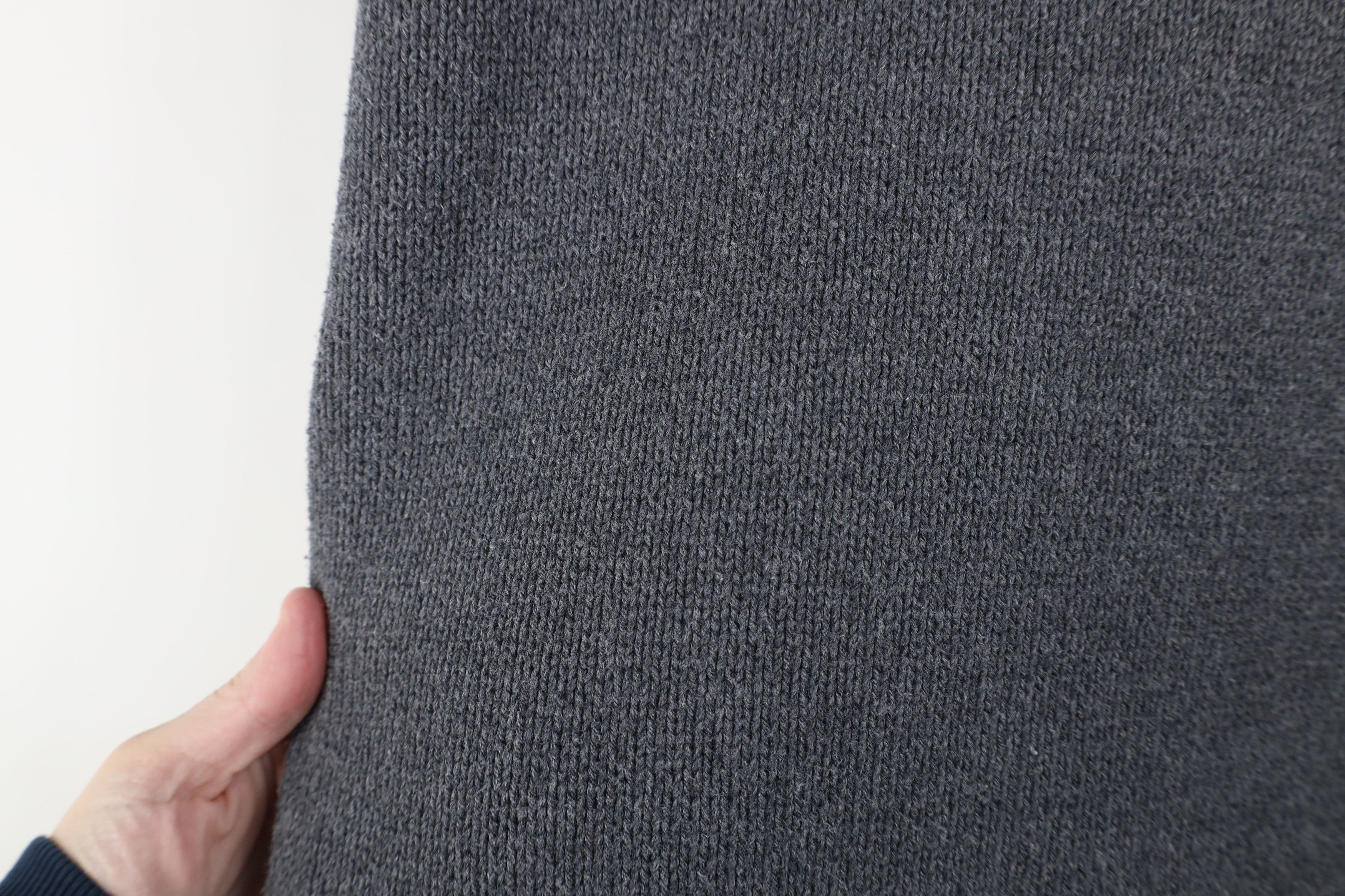 Madewell Madewell Blank Cotton Ribbed Knit Turtleneck Sweater Gray Size XL / US 12-14 / IT 48-50 - 4 Thumbnail