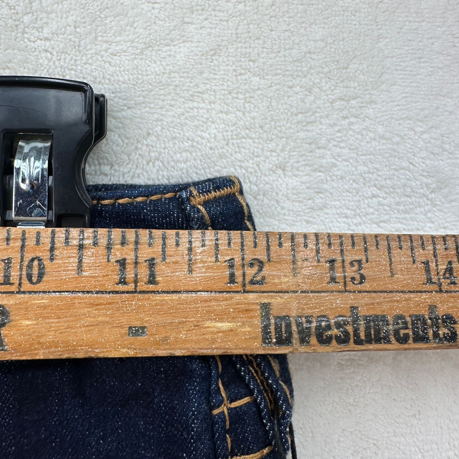True Religion TRUE RELIGION WOMEN'S SIZE 24 HALLE BIG T FLAP DARK WASH SKI Size 24" / US 00 / IT 34 - 4 Thumbnail