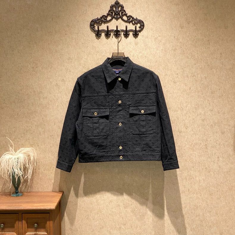 Louis Vuitton Louis Vuitton 25ss new black presbyopic full print denim j Size XS / US 0-2 / IT 36-38 - 1 Thumbnail