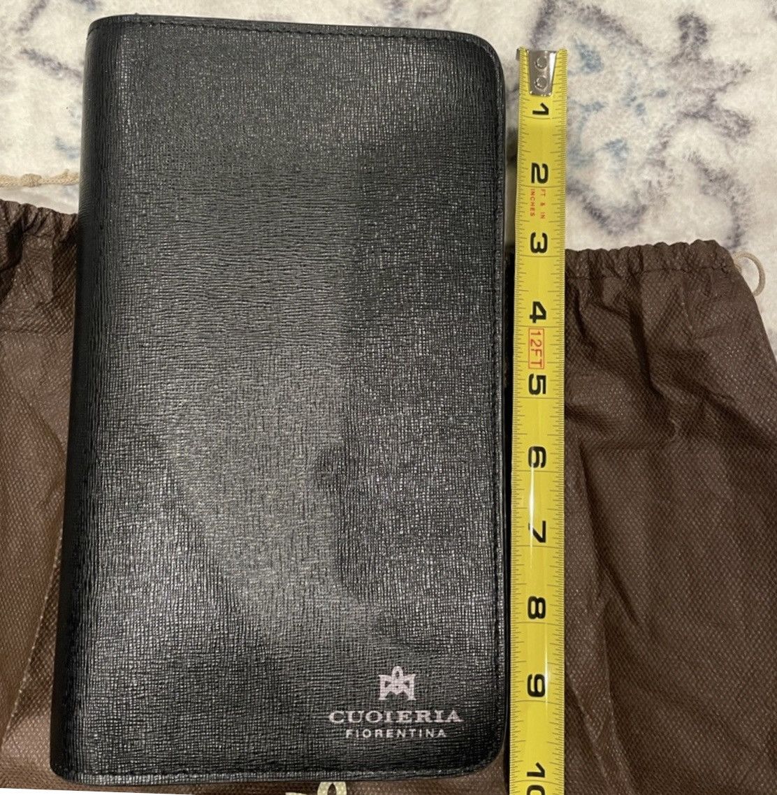 Designer cuoieria fiorentina NWT Leather Zip Carryall Clutch Wallet Size ONE SIZE - 7 Thumbnail
