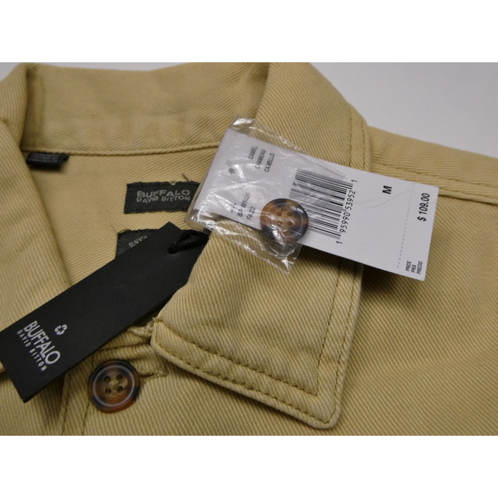 Buffalo David Bitton BUFFALO DAVID BITTON heavy workwear shirt, medium, NWT, $109 Size US M / EU 48-50 / 2 - 2 Thumbnail