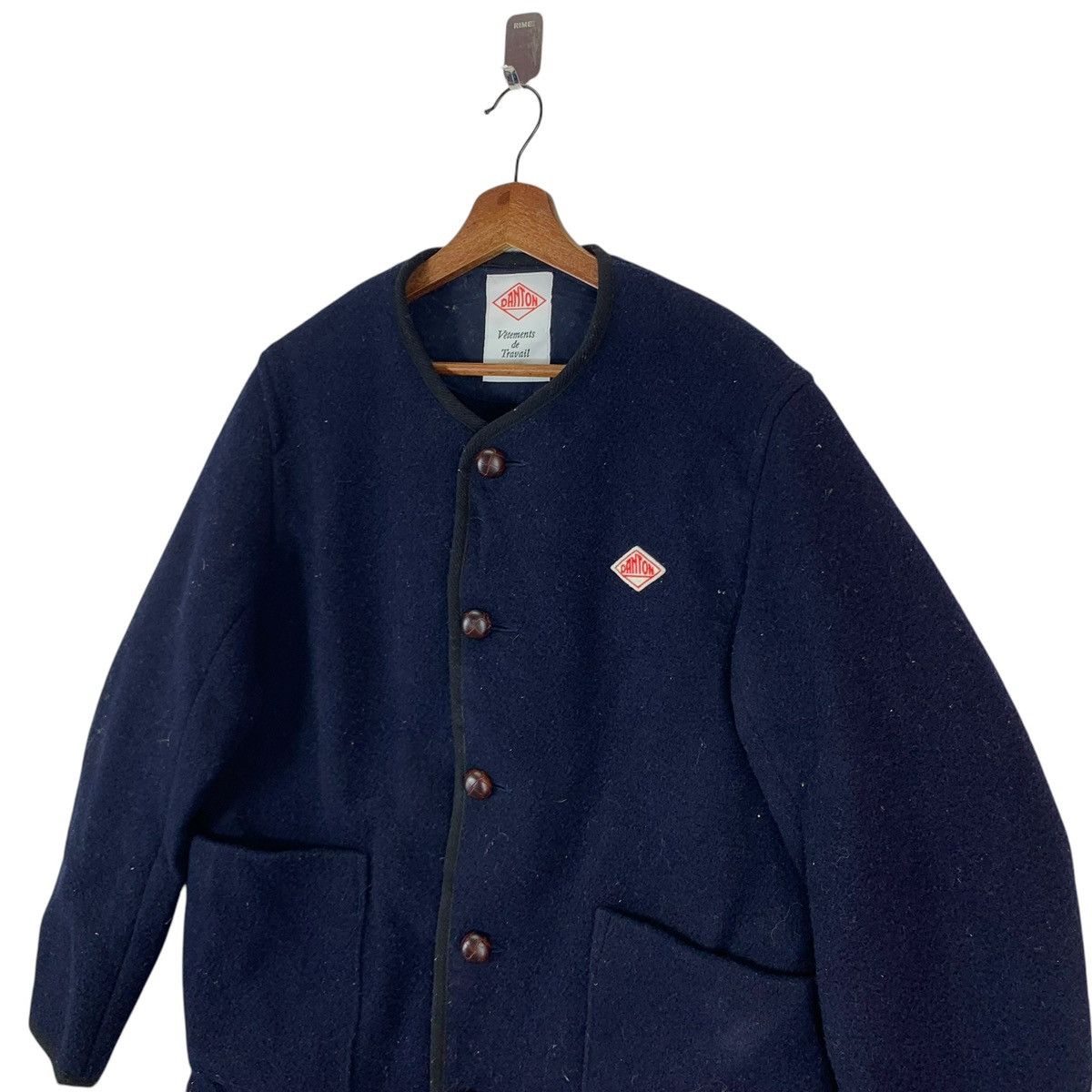 Danton × Vintage VINTAGE DANTON VETEMENTS DE TRAVAIL WOOL JACKET Size US M / EU 48-50 / 2 - 3 Thumbnail