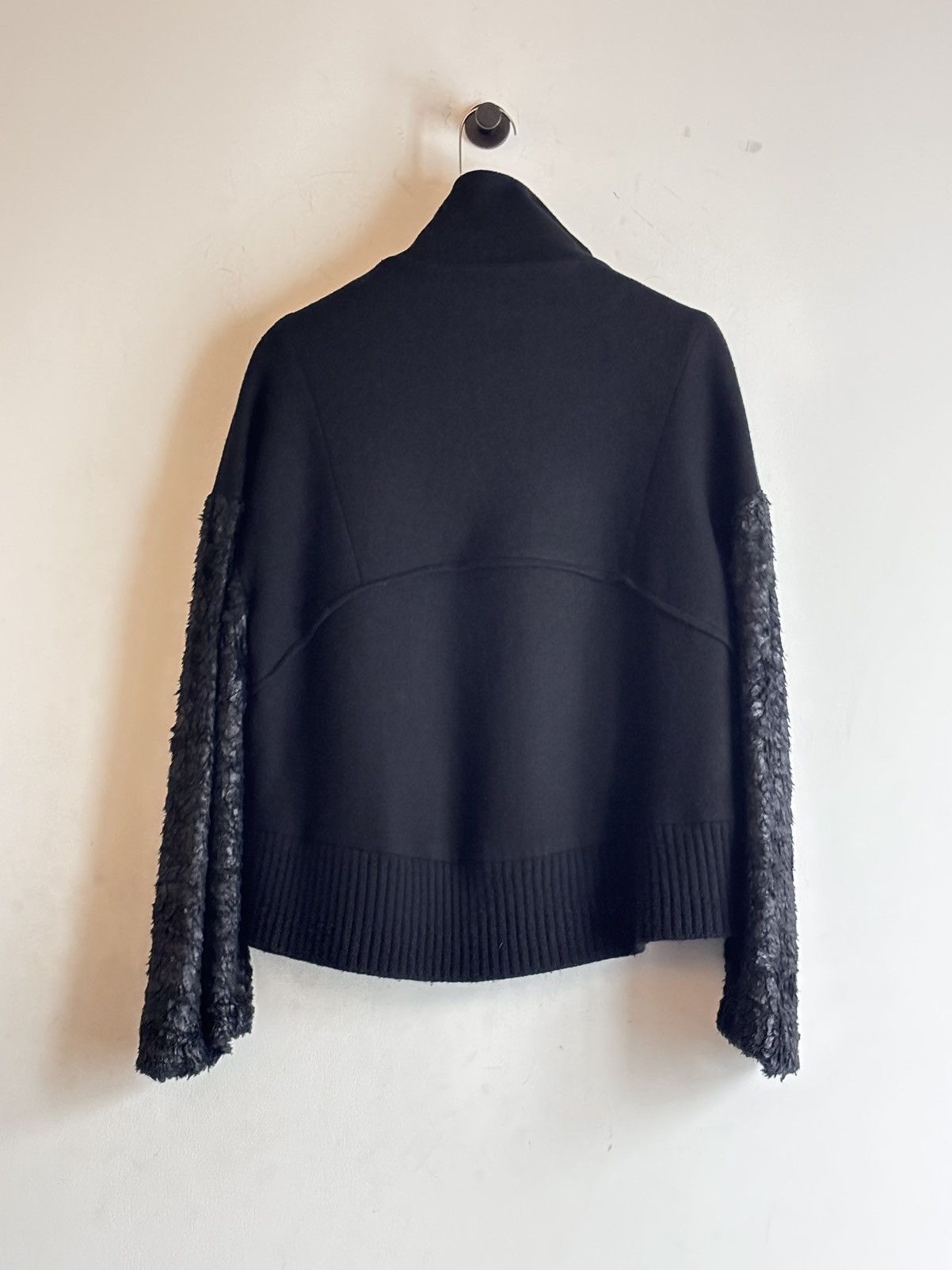 Ann Demeulemeester Ann Demeulemeester | Raven Feather Cropped Jacket Size M / US 6-8 / IT 42-44 - 6 Thumbnail