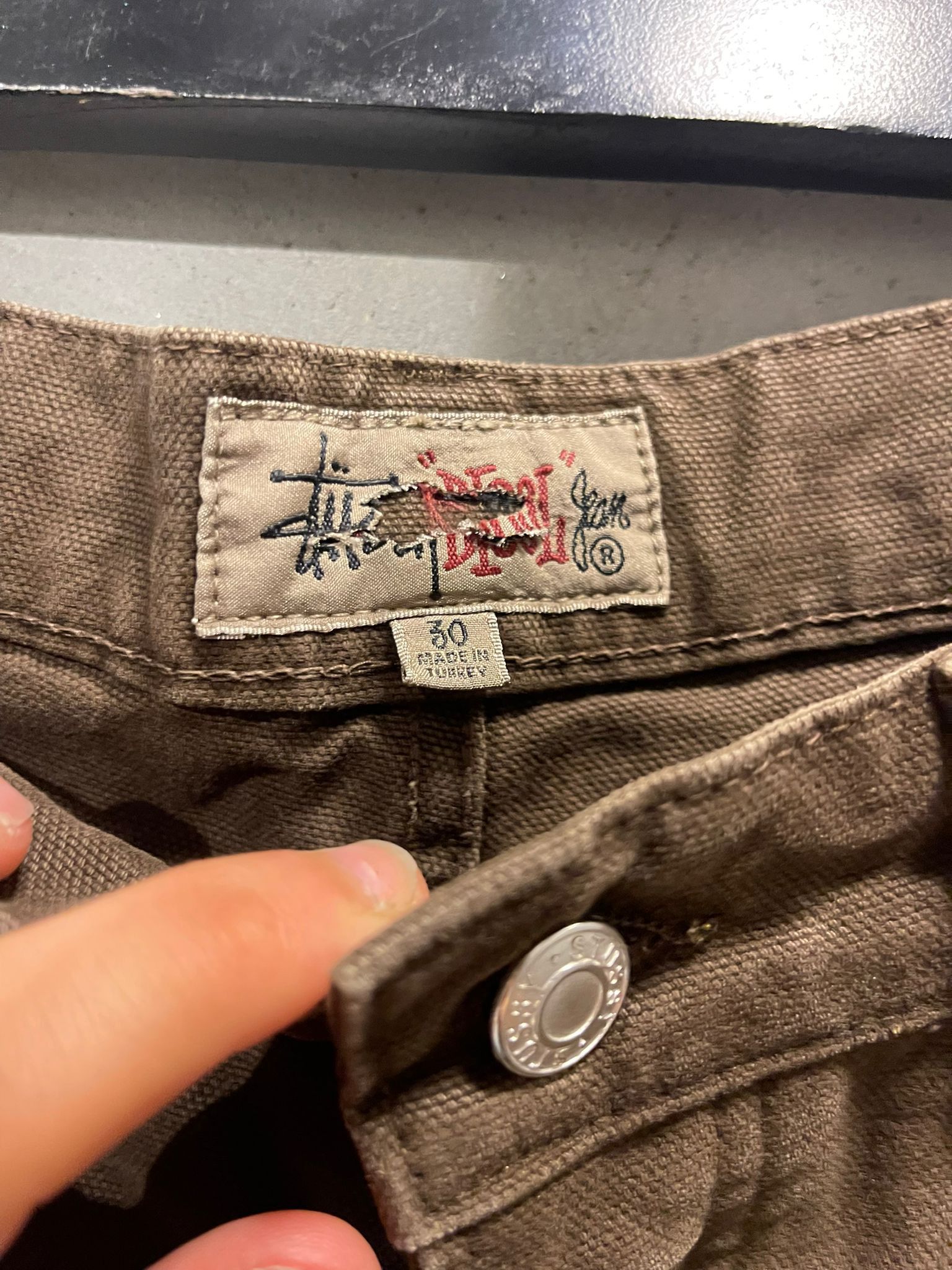 Stussy Stussy Big Ol Jean Shorts Brown Size US 30 / EU 46 - 5 Thumbnail
