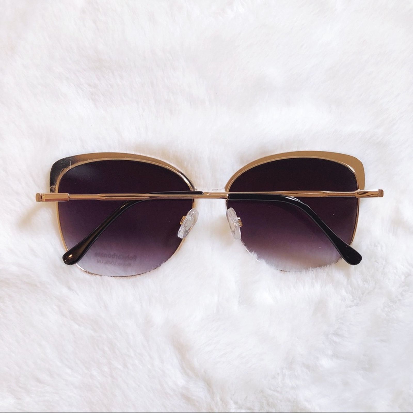 Other Robbie Black Full Rim Retro Cat Eye Sunglasses Size ONE SIZE - 9 Thumbnail