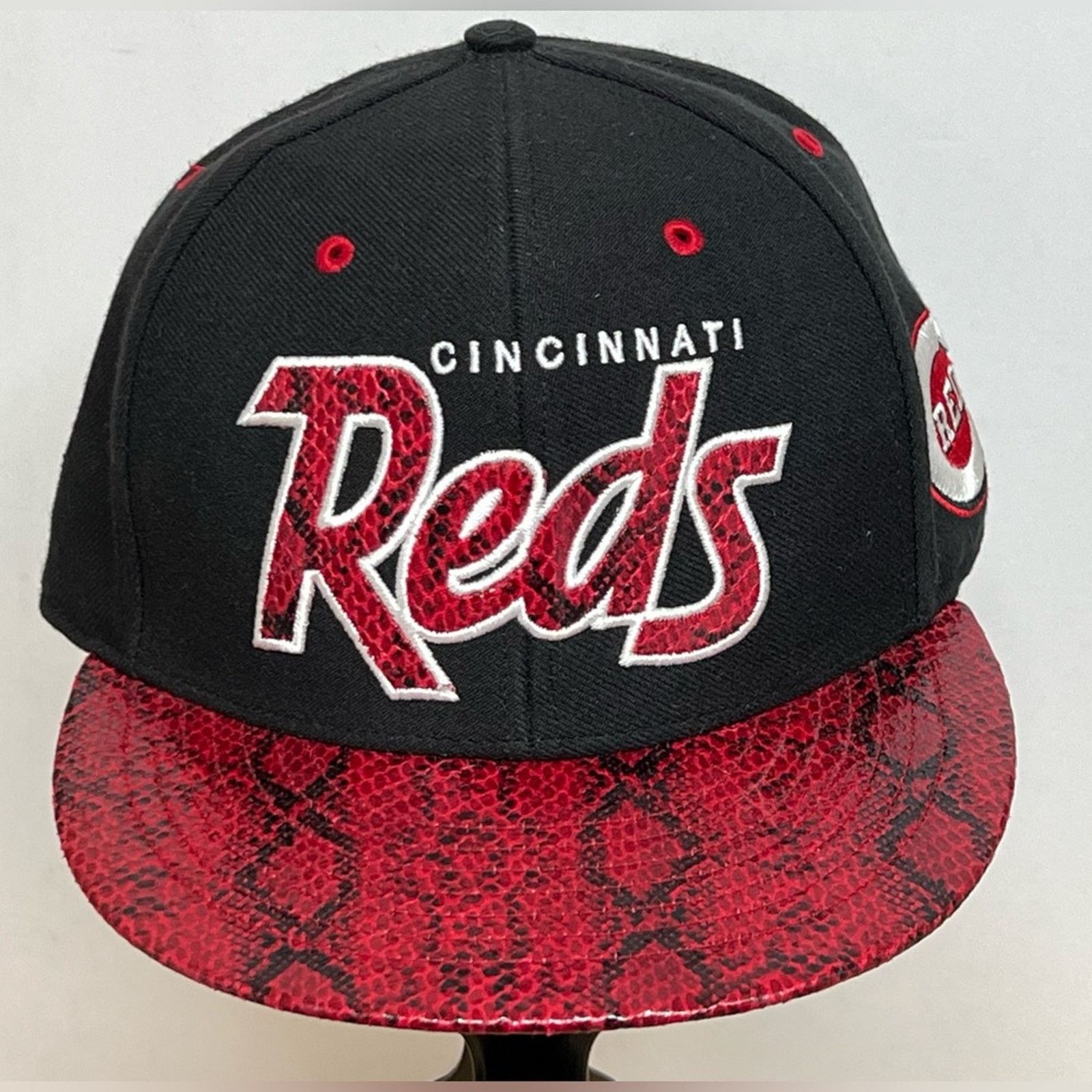 47 47 Brand Cincinnati Reds Snapback Faux Snake Skin Logo MLB Size ONE SIZE - 3 Thumbnail