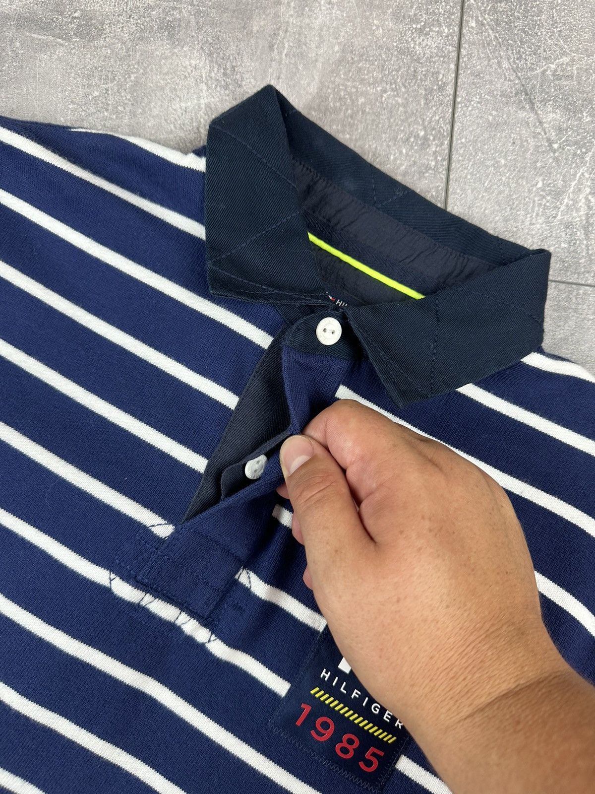 Tommy Hilfiger Tommy Hilfiger Striped Multicolour Rugby Jersey Size US S / EU 44-46 / 1 - 6 Thumbnail