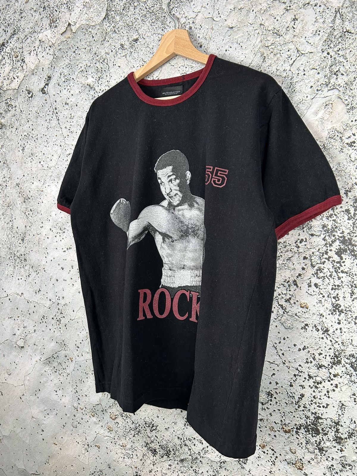 Vintage Vintage Rocky Marciano Fighting Rare 90s Avant-garde Size US L / EU 52-54 / 3 - 2 Thumbnail