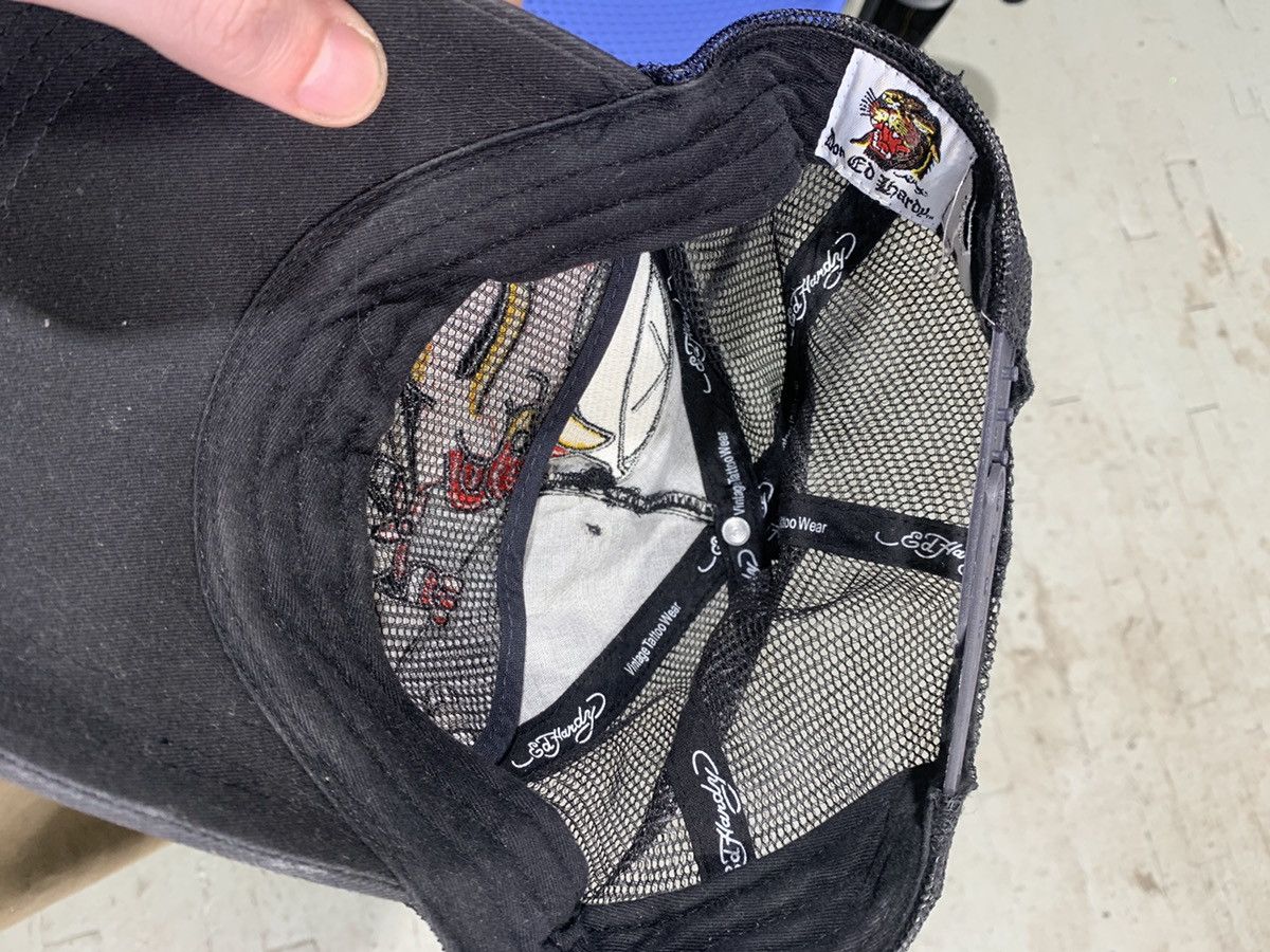 Ed Hardy Black on black Ed Hardy Mopping devil trucker hat Size ONE SIZE - 4 Thumbnail