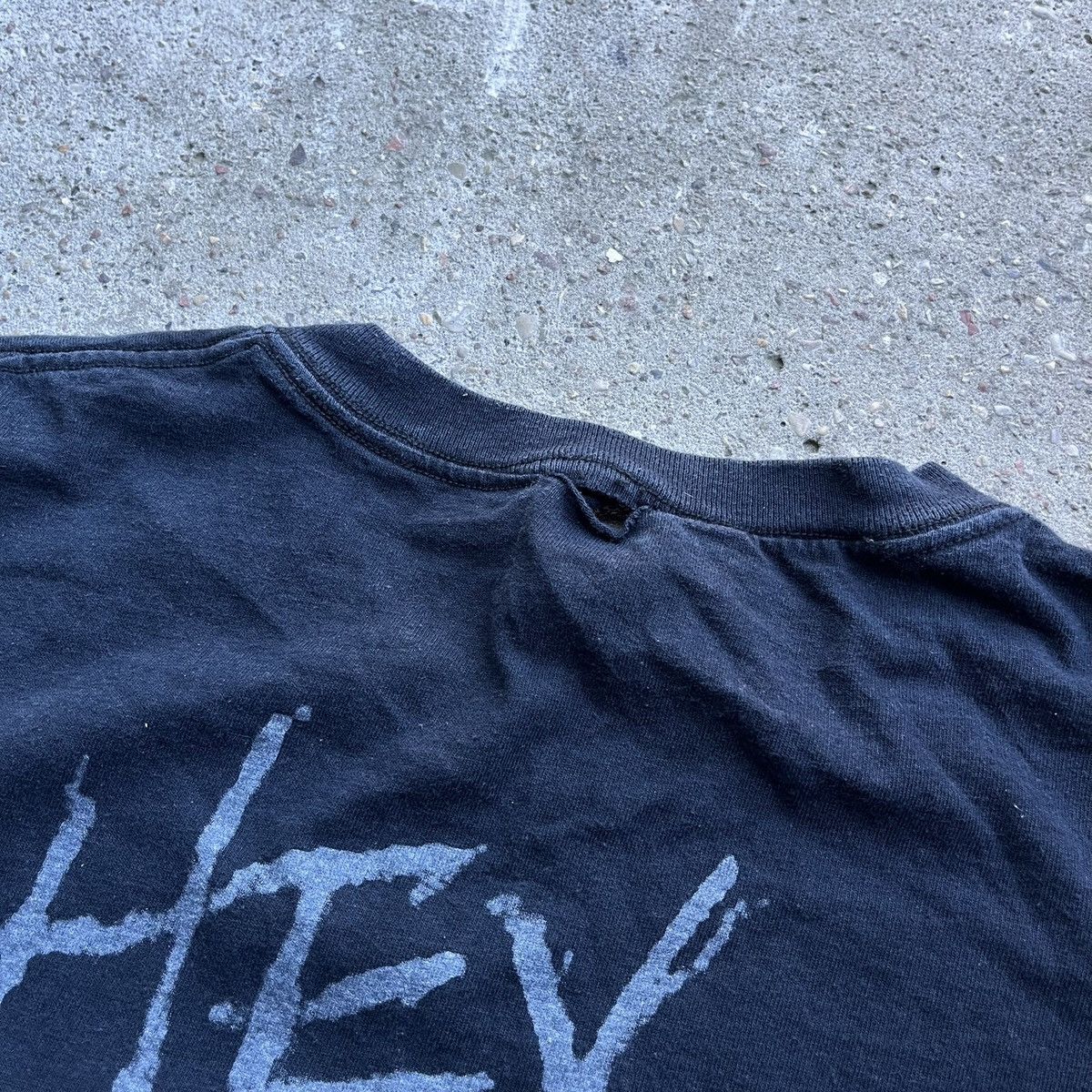 Band Tees × Vintage Vintage 2000’s Ramones Band Rock Tee Washed Hey Ho Lets Go Size US M / EU 48-50 / 2 - 6 Thumbnail