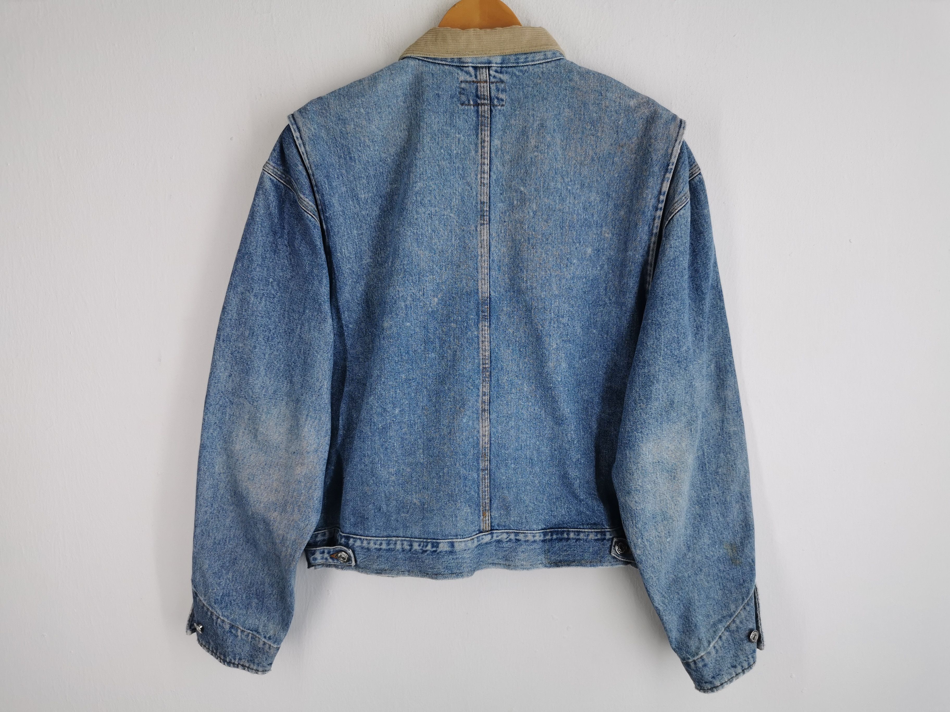 Polo Ralph Lauren Vintage 90's Polo Ralph Lauren Dungaress Denim Jacket Size US L / EU 52-54 / 3 - 2 Thumbnail