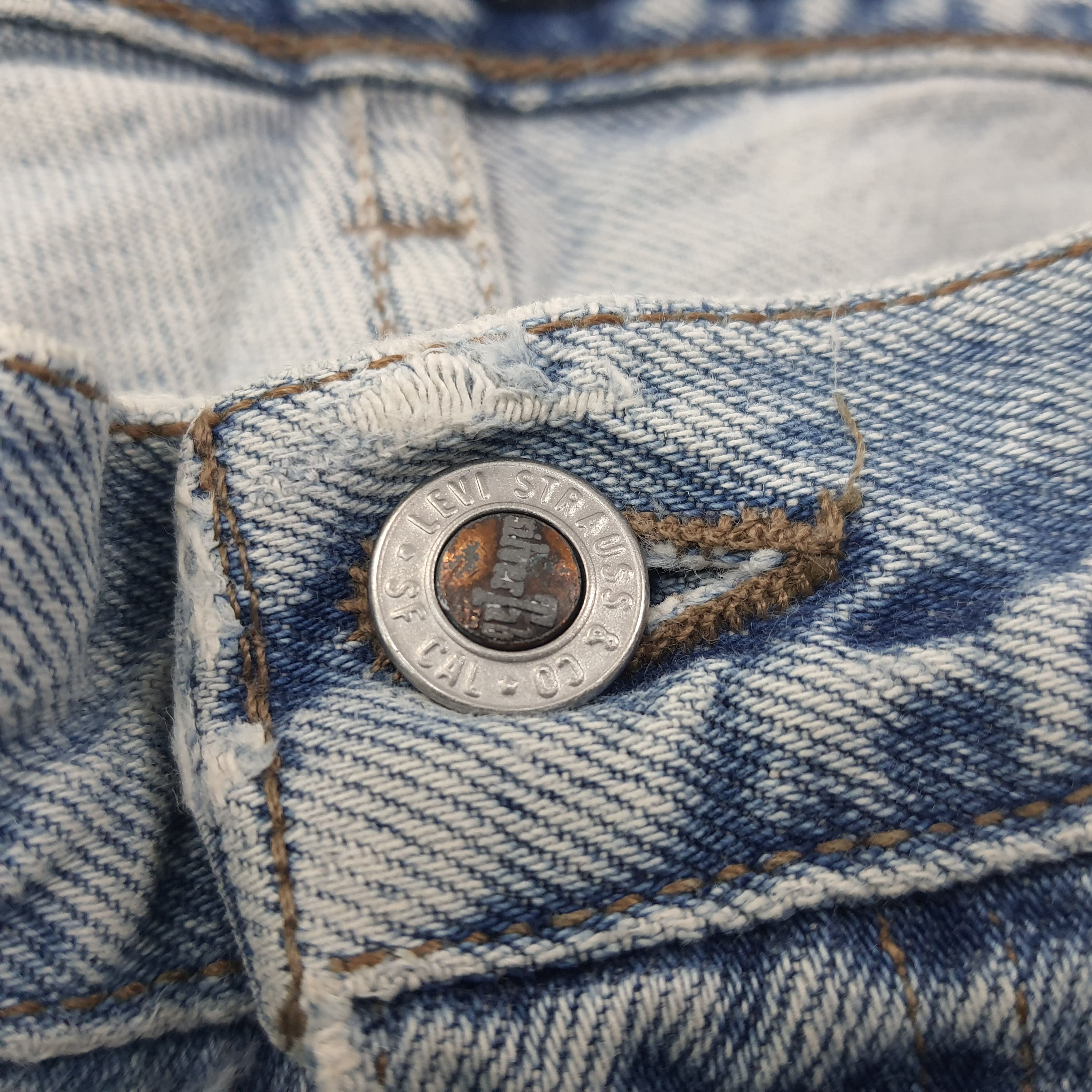 Levi's Vintage Levi's Silver Tab Straight Relaxed Fit Jeans C244N23 Size US 33 - 9 Thumbnail
