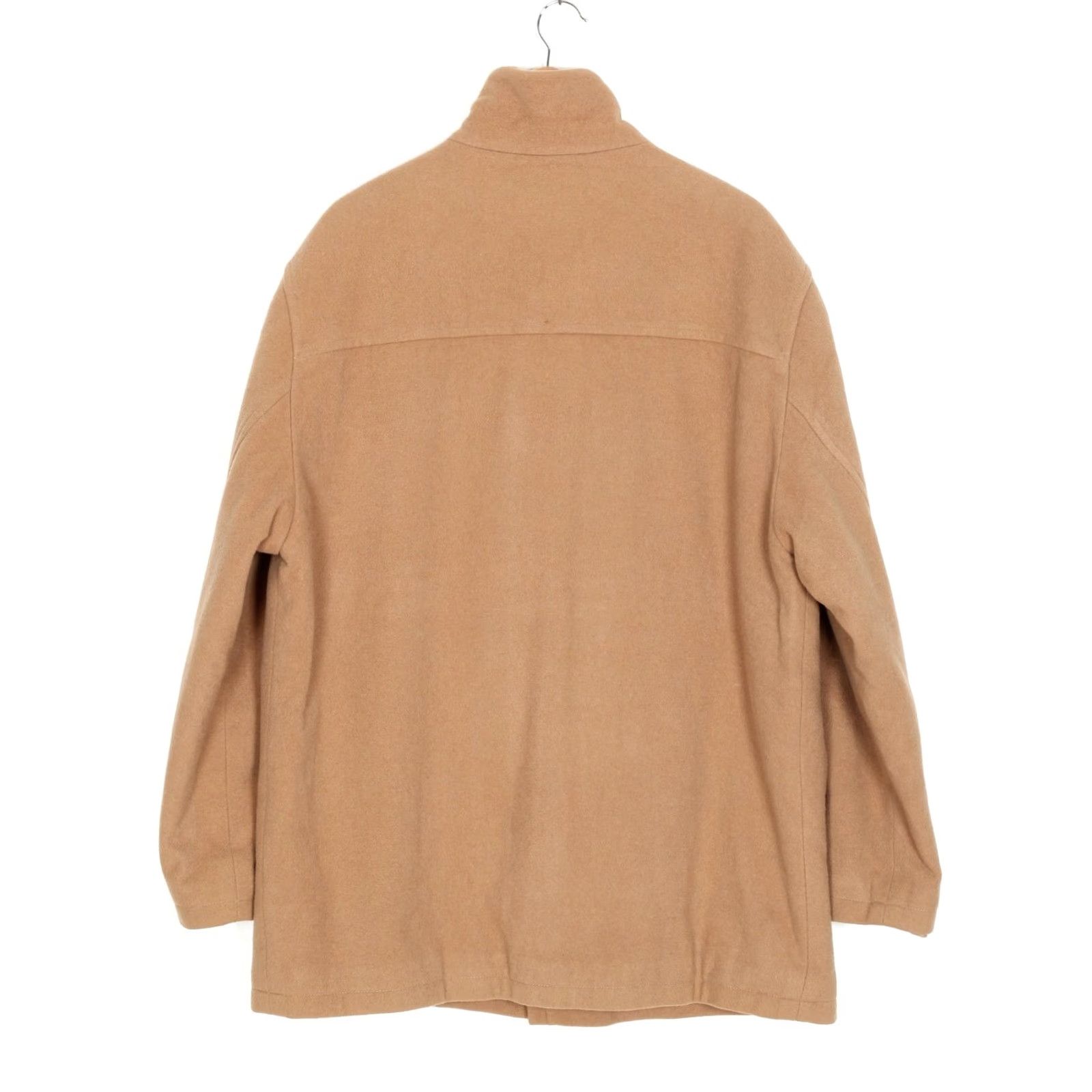 Camel Vintage CAMEL ACTIVE Wool Blend Coat Jacket Men 56 MJ6124 Coat Mens Beige Wool Blends Overcoat All Seasons Holiday Casual Formal Travel 56 Mens Size US XL / EU 56 / 4 - 3 Thumbnail