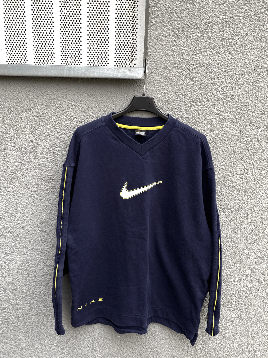 Vintage Nike Sweatshirt Big Logo Blue