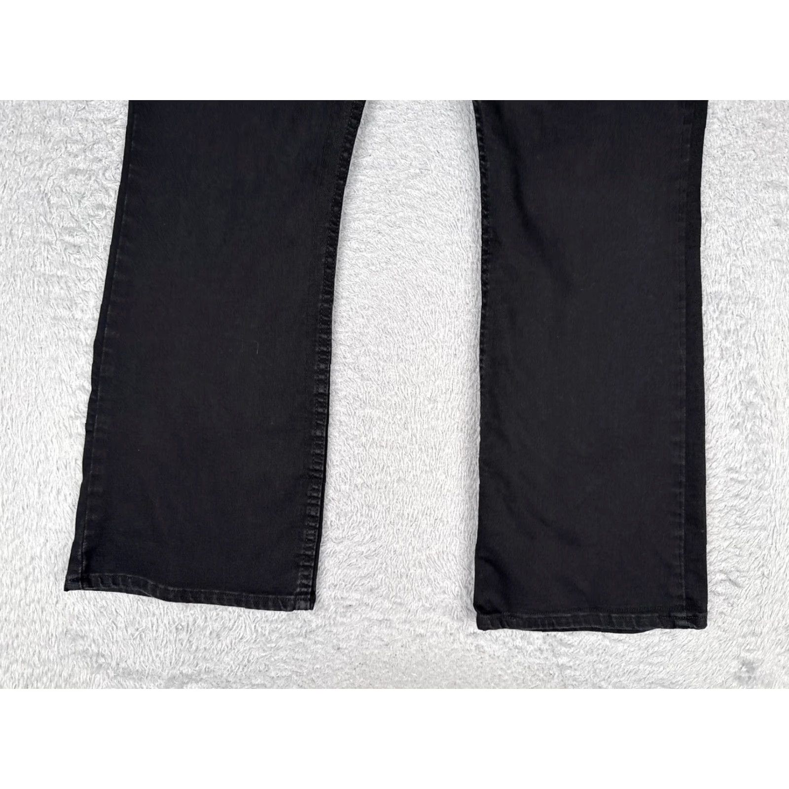 Lee Lee Jeans Womens 14 S Black Bootcut Dark Wash Mid Rise Stretch Cotton 34x28 Jeans Womens Regular 90s Vintage No Size 36" / US 14 / IT 50 - 2 Thumbnail