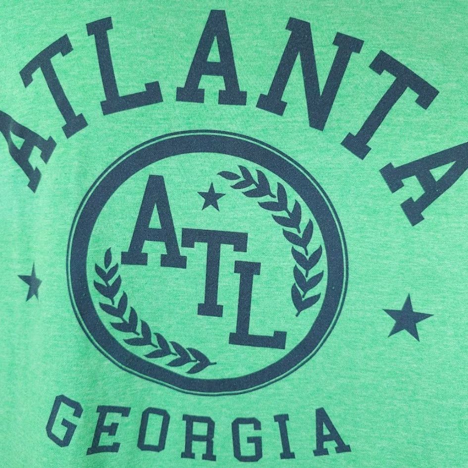 Vintage VINTAGE Atlanta Georgia T Shirt Mens Size Large Green Travel Destination Tee Size US L / EU 52-54 / 3 - 3 Thumbnail