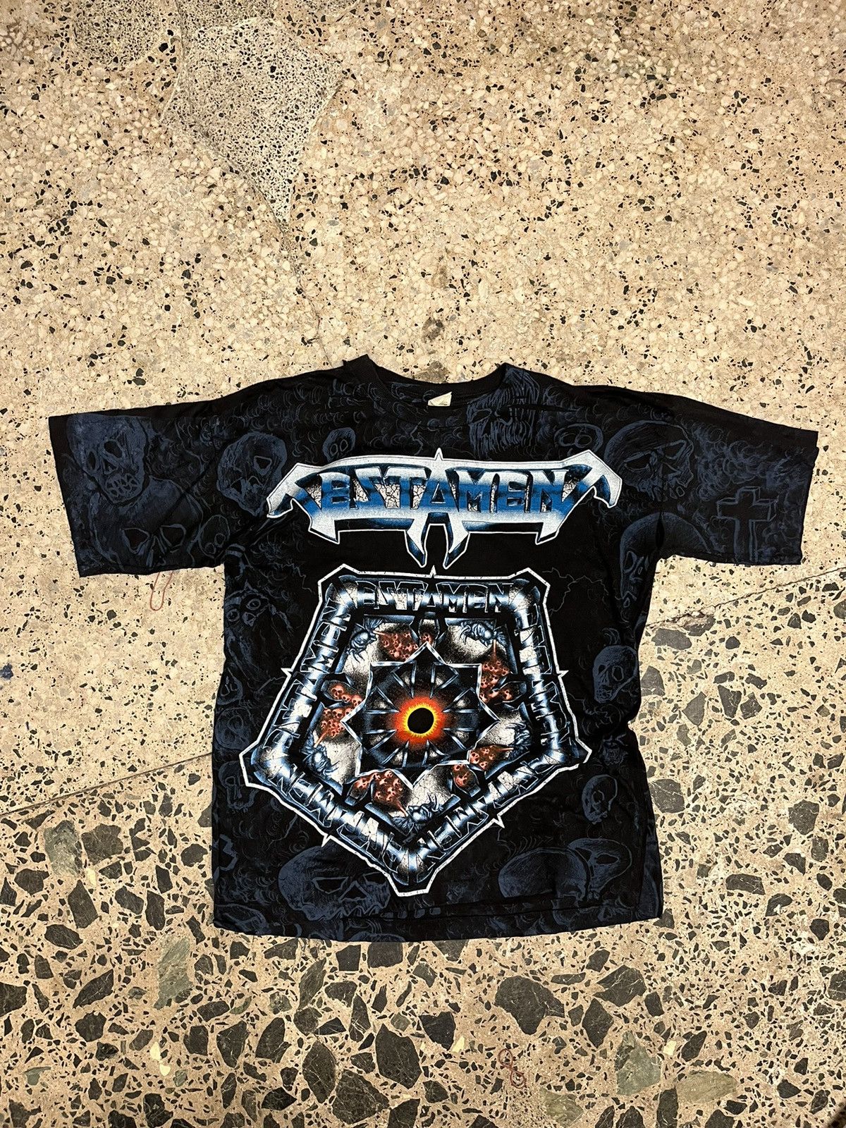 Vintage Testament ” monsters of rock “ Bootleg 90s Shirt | Grailed