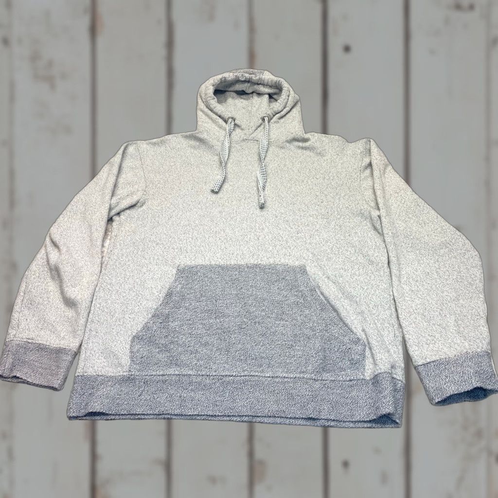 PD&C PD & C Hooded Sweatshirt Women's Medium Gray Heather Pouch Pocket Drawstring Size M / US 6-8 / IT 42-44 - 1 Thumbnail