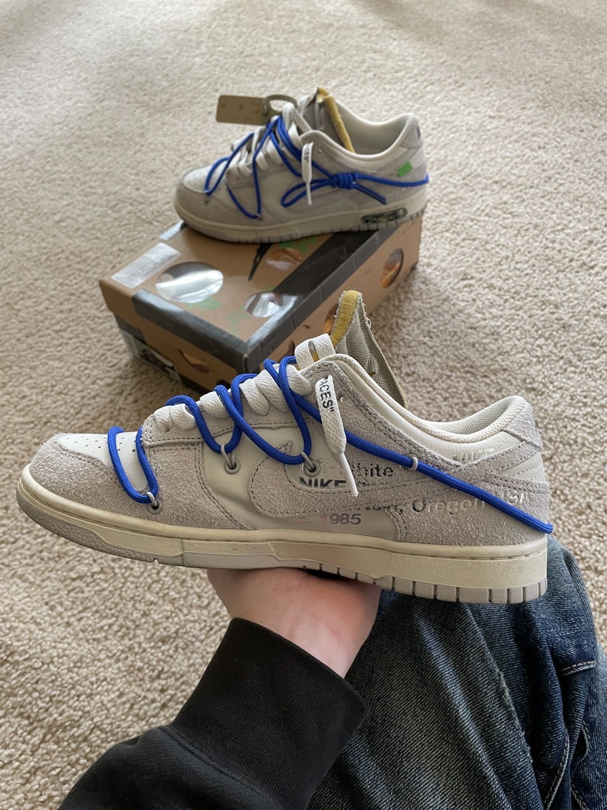 Nike × Off-White Off white x nike dunk low lot 32 of 50 Size US 8.5 / EU 41-42 - 6 Thumbnail