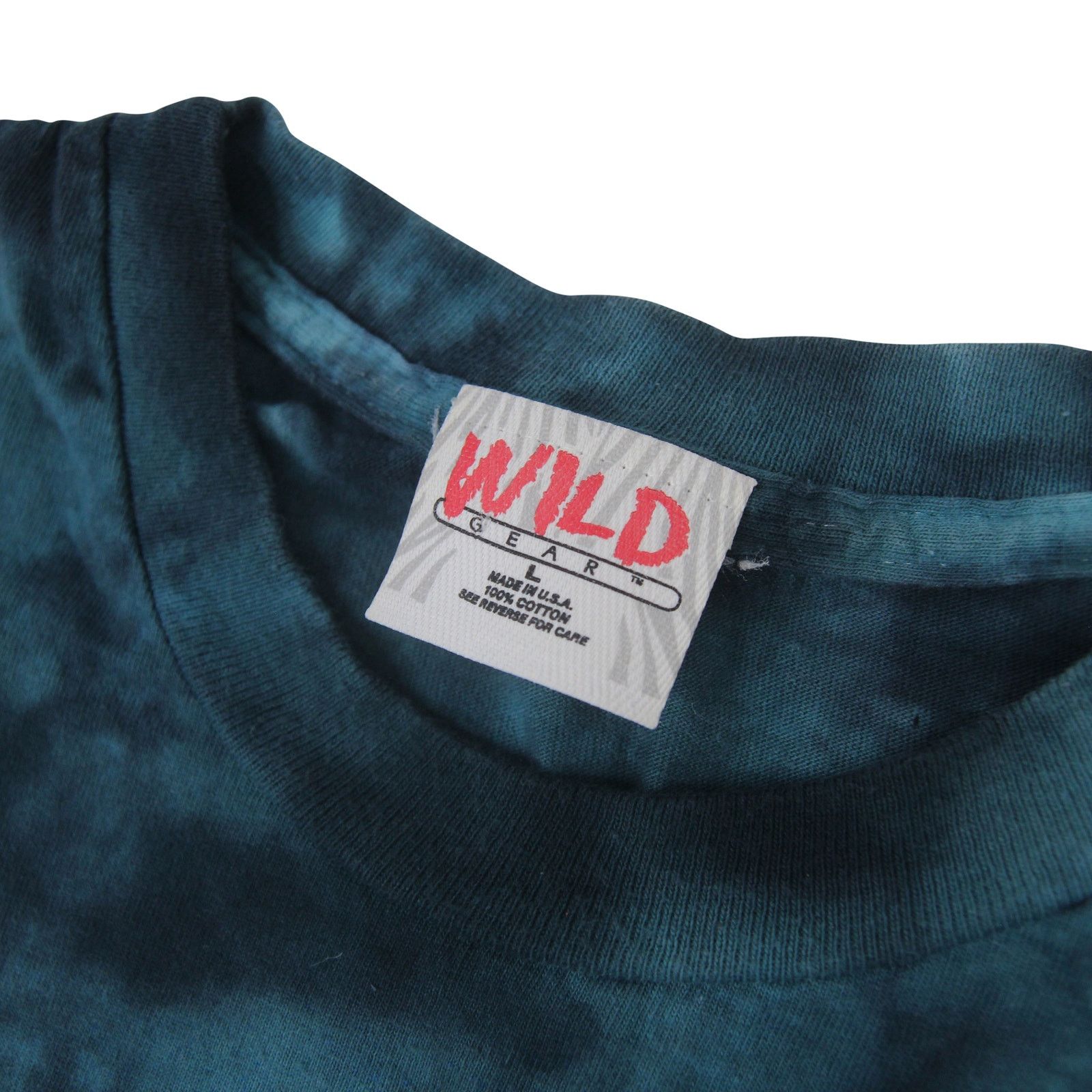 Vintage Vintage Astroid Collision Tie Dye Graphic T Shirt Size US L / EU 52-54 / 3 - 5 Thumbnail
