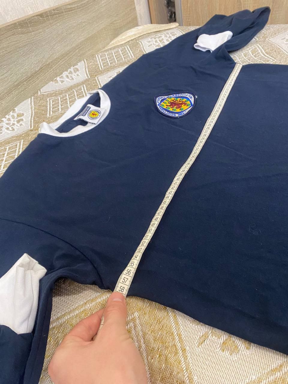 Vintage 🔥 1960s Scotland Retro Long Sleeve Jersey Shirt Score Draw Size US XL / EU 56 / 4 - 10 Thumbnail