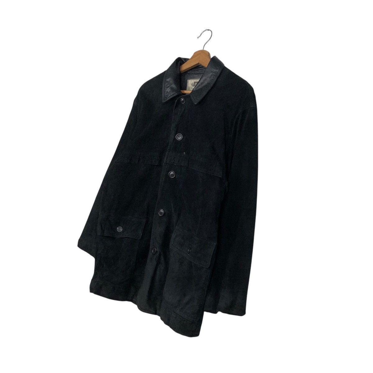 Japanese Brand 📌Vintage Leather Jacket Depuis 1984 Because Issey Miyake Size US M / EU 48-50 / 2 - 3 Thumbnail