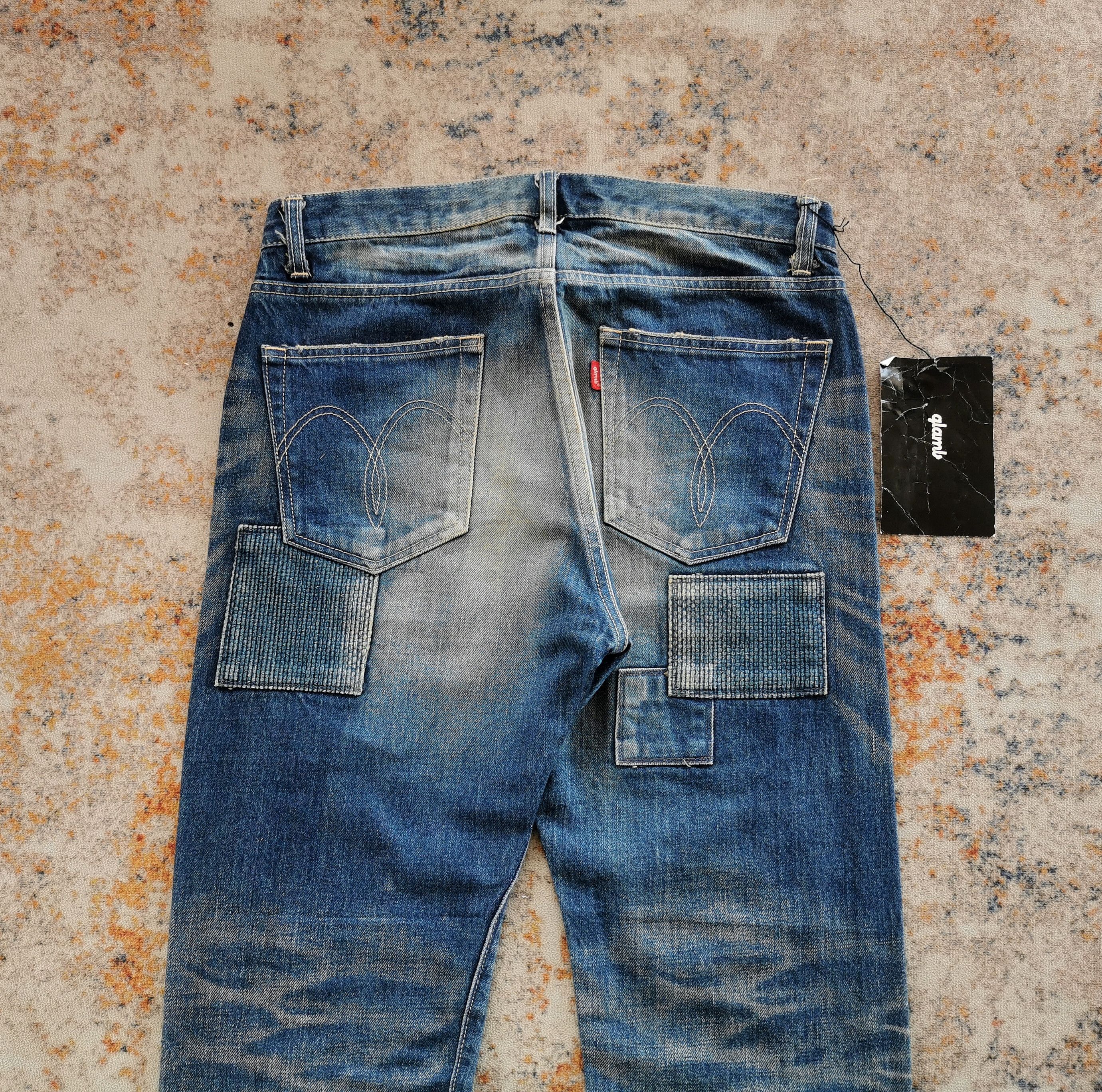 Comme des Garcons Glamp Selvedge Patchwork Jeans STYLE comme des garcons 32x31 Size US 32 / EU 48 - 8 Thumbnail
