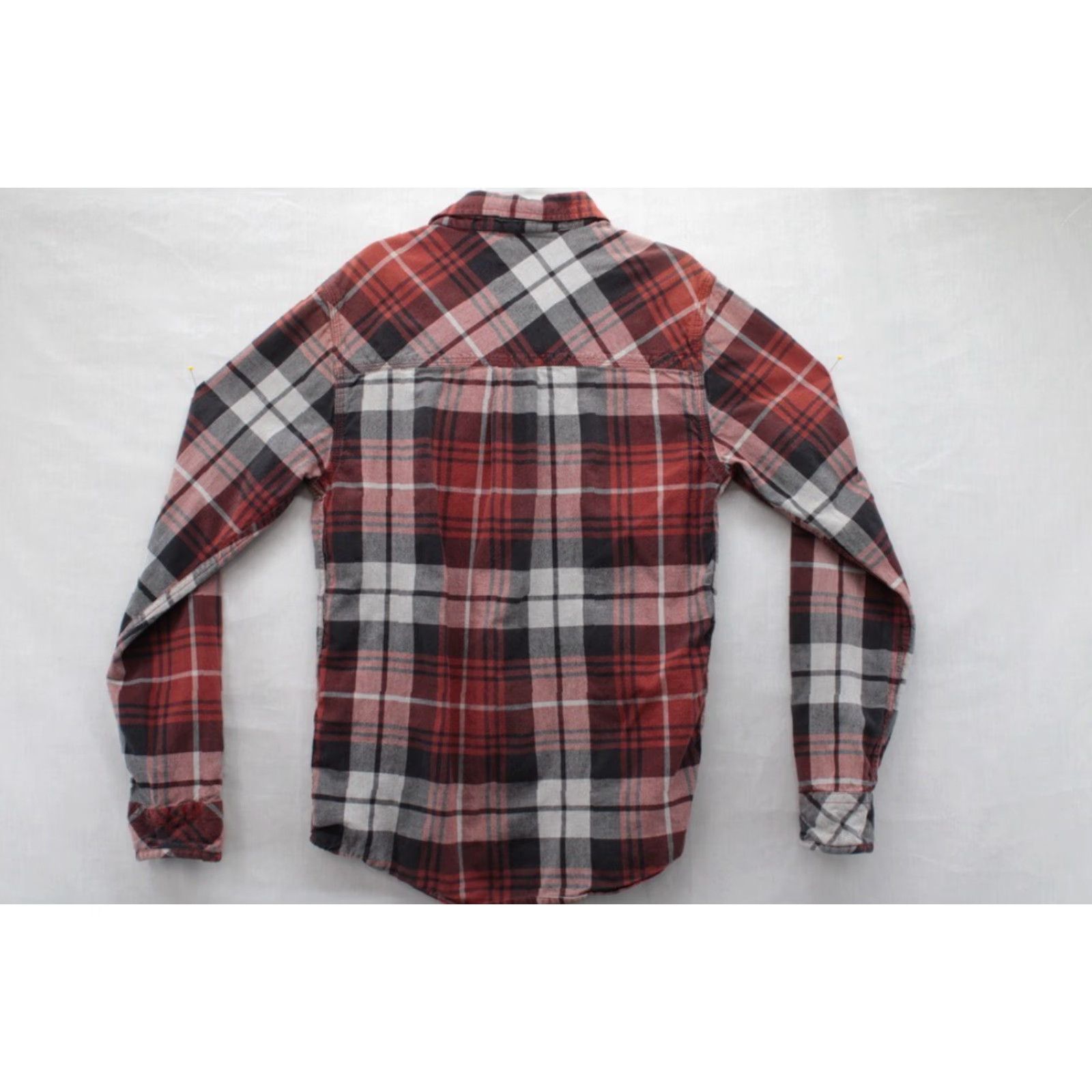 KAVU VINTAGE KAVU Shirt Plaid Woven Cotton Long Sleeve Red Men's Small Gorpcore Size US S / EU 44-46 / 1 - 6 Thumbnail