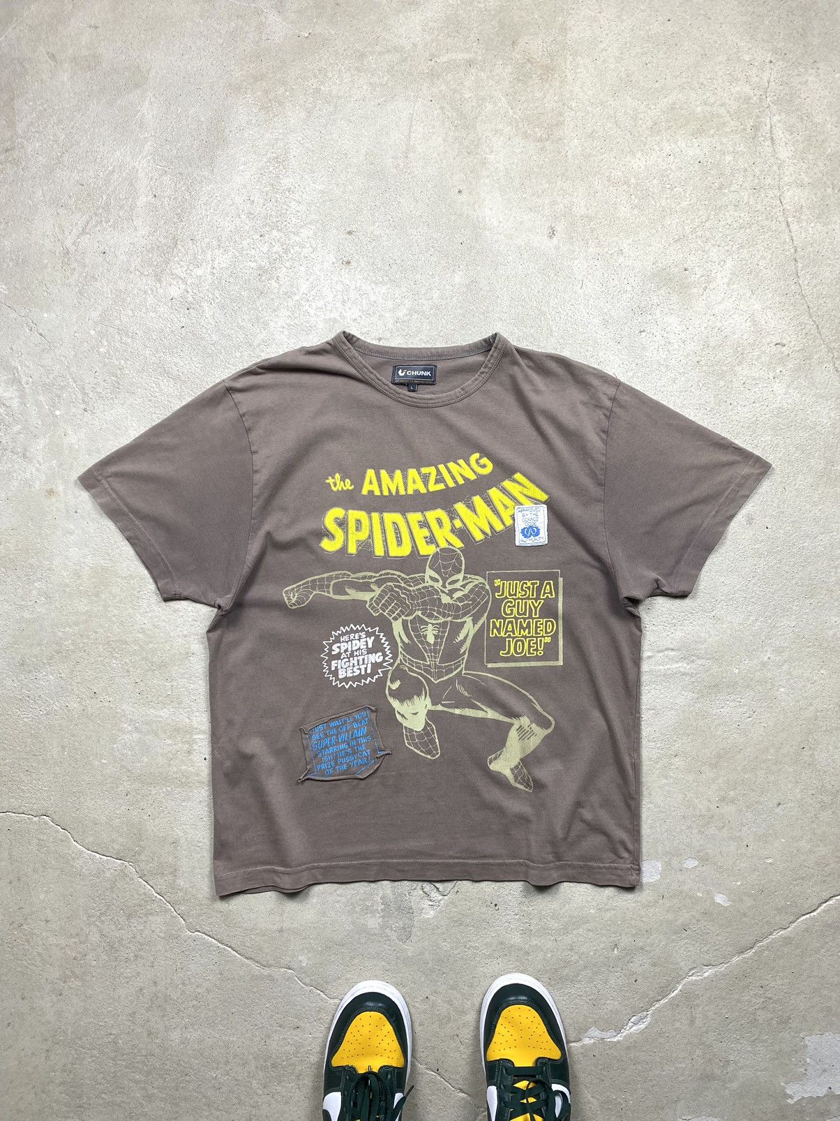 Marvel Comics Vintage 90-00’s Spider Man Chunk T Shirt Humor Funny Size US L / EU 52-54 / 3 - 1 Thumbnail