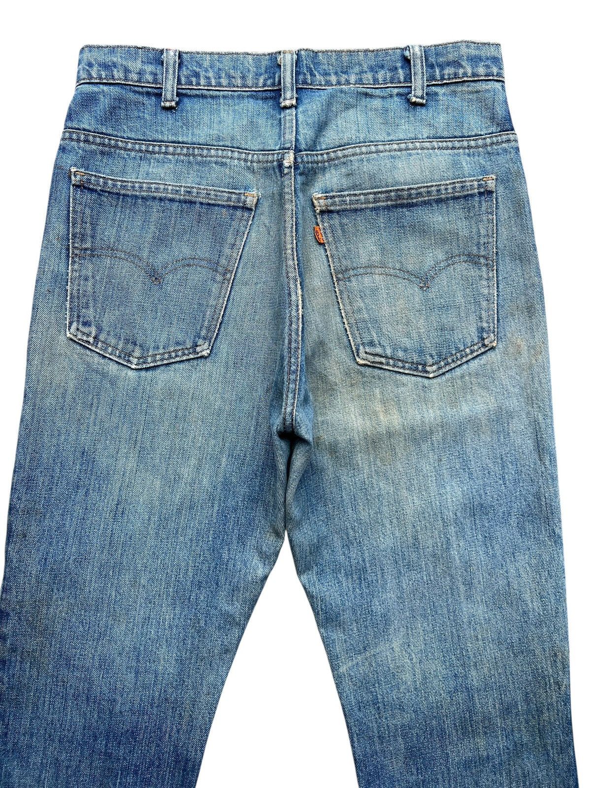 Levi's Vintage 70s Levi’s 646 Orange Bootcut Distressed Denim Jeans Size US 32 / EU 48 - 5 Thumbnail
