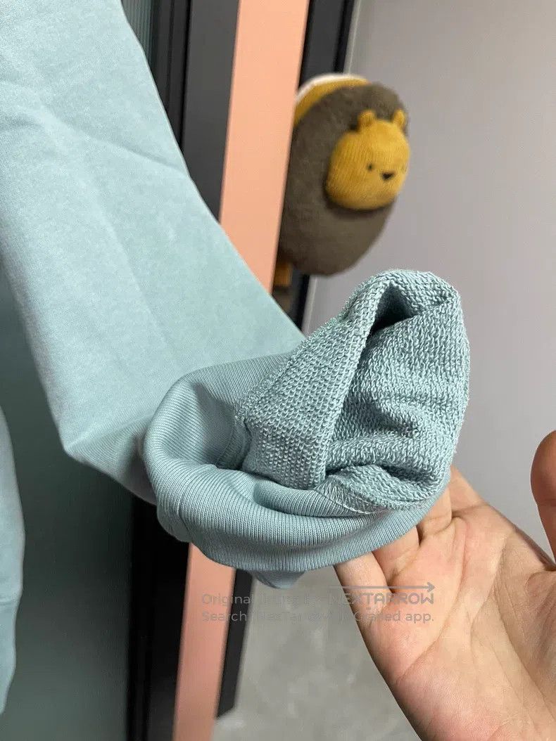 Acne Studios Acne Studios Smiley Logo Hooded Sweatshirt, Mint Blue Size US XL / EU 56 / 4 - 3 Thumbnail